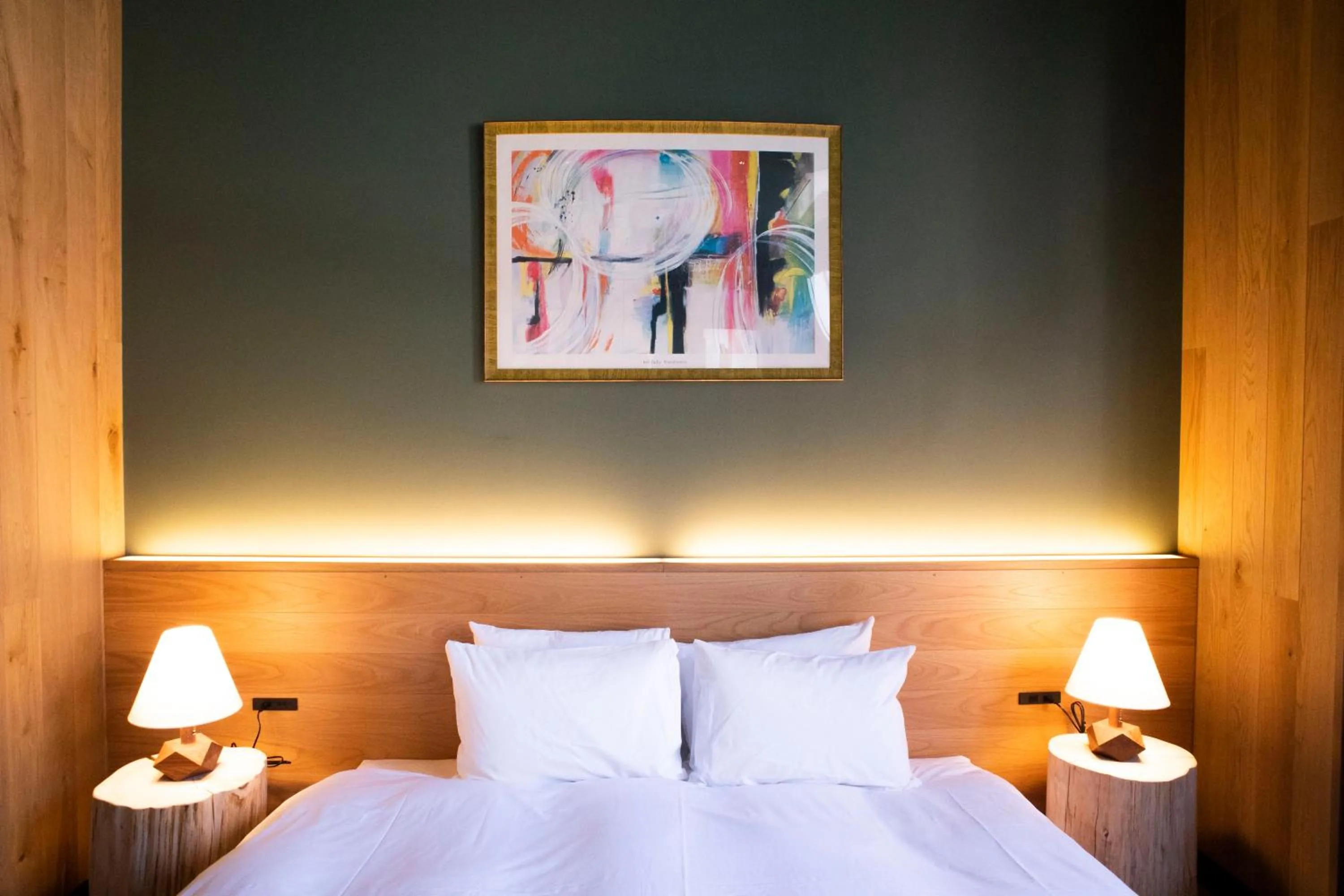 Bed in HOTEL KARUIZAWA CROSS