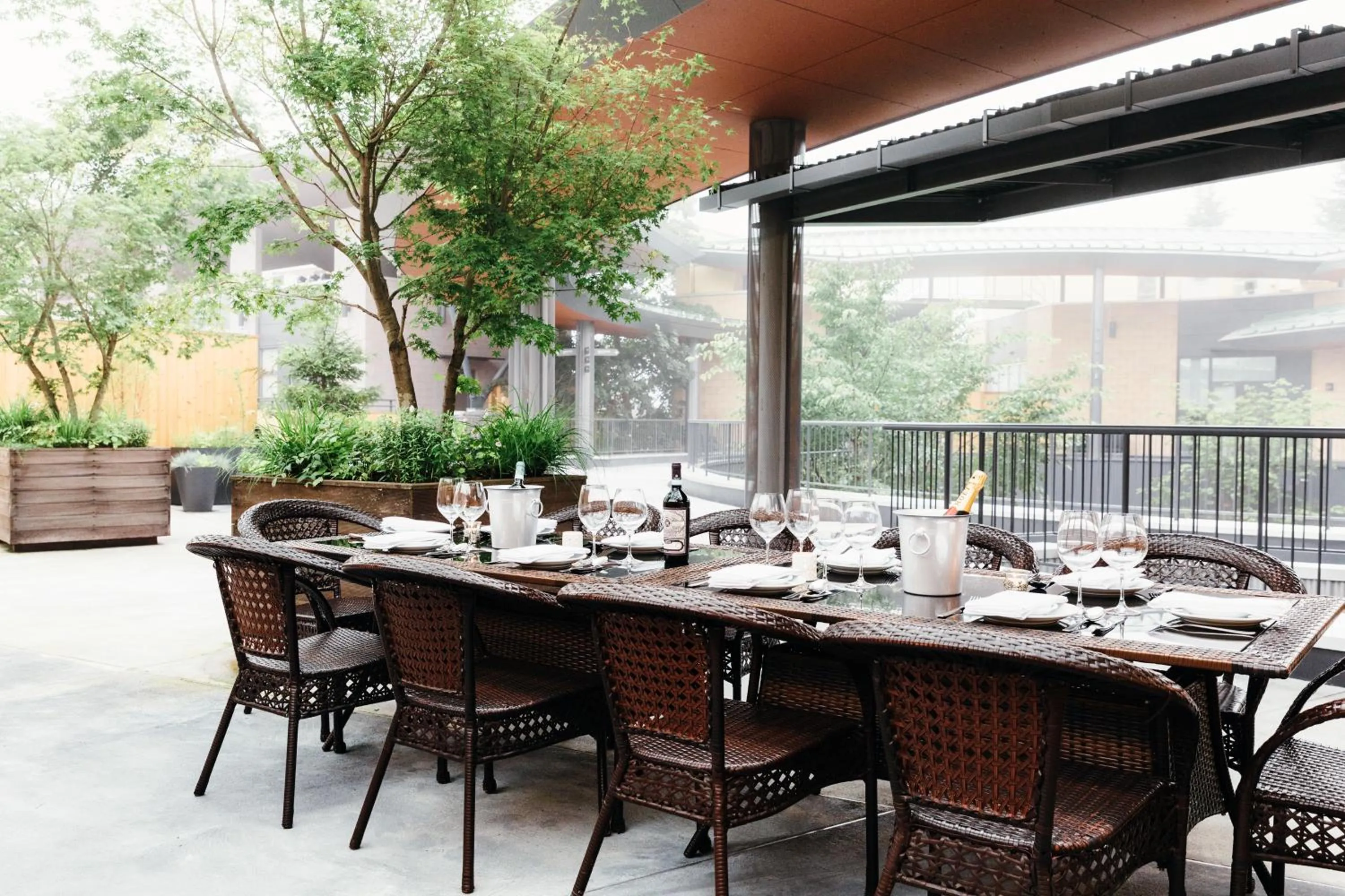Patio in HOTEL KARUIZAWA CROSS