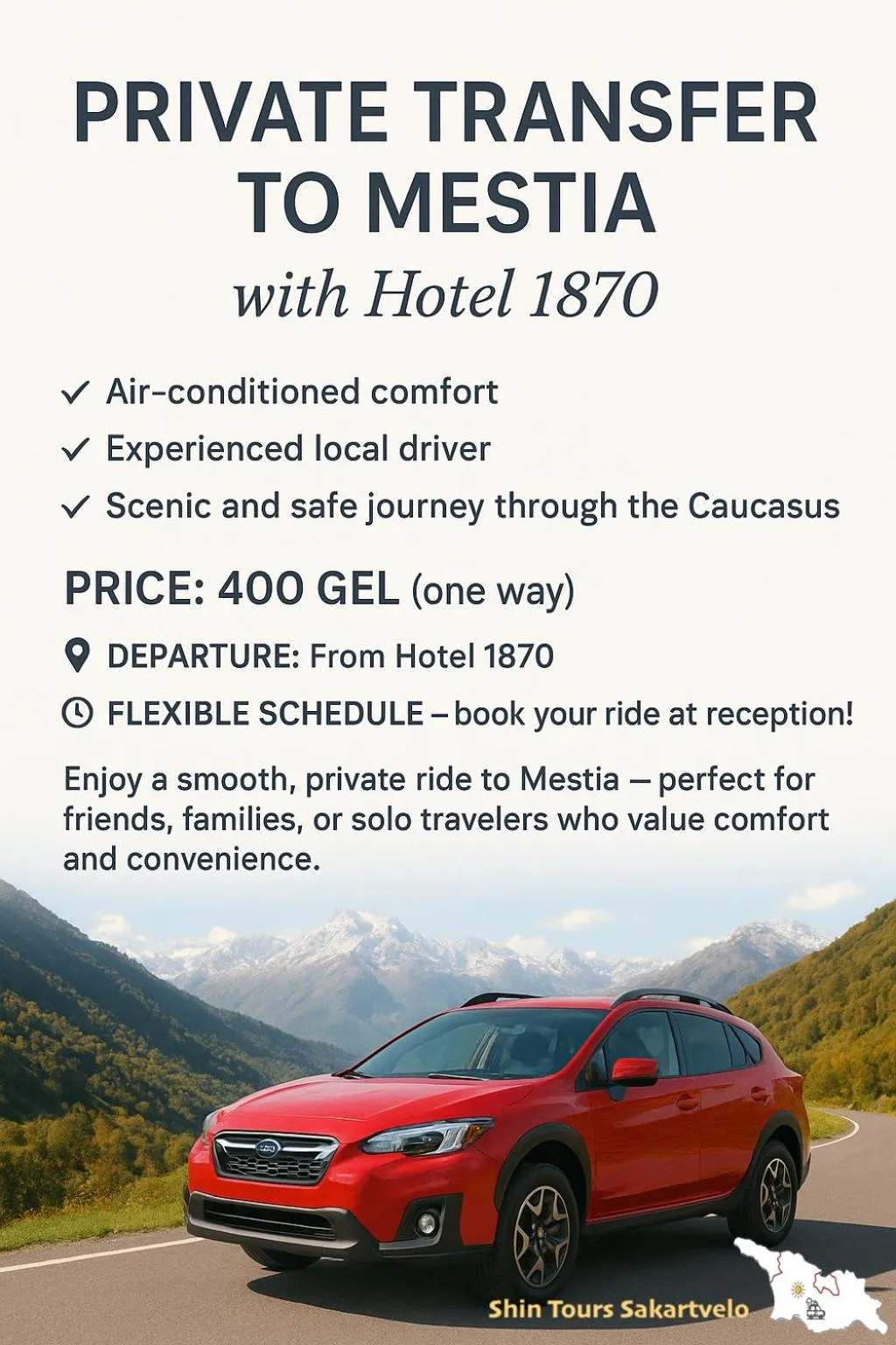 shuttle in Hotel 1870