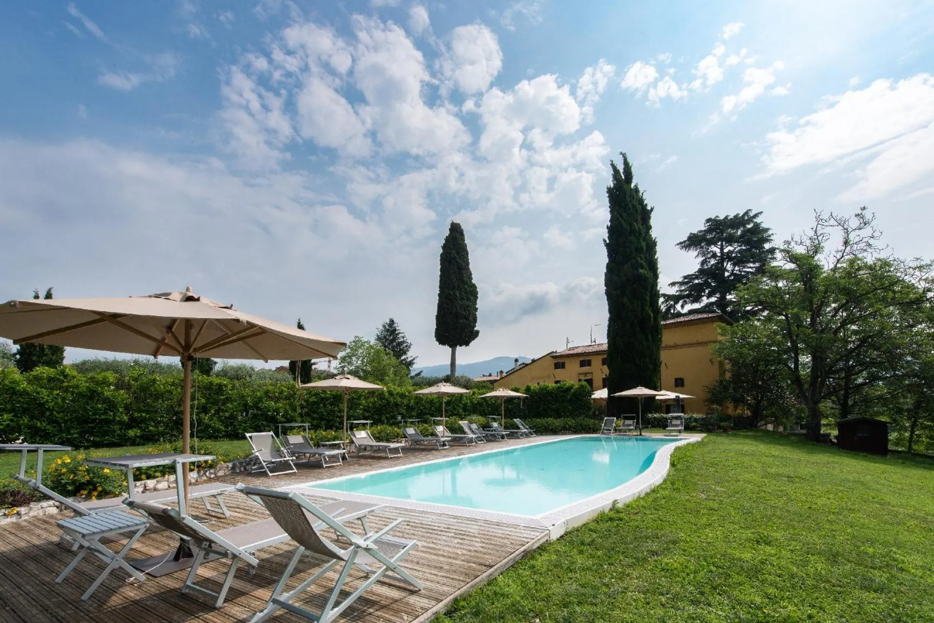 Garden view in B&B Corte Jago