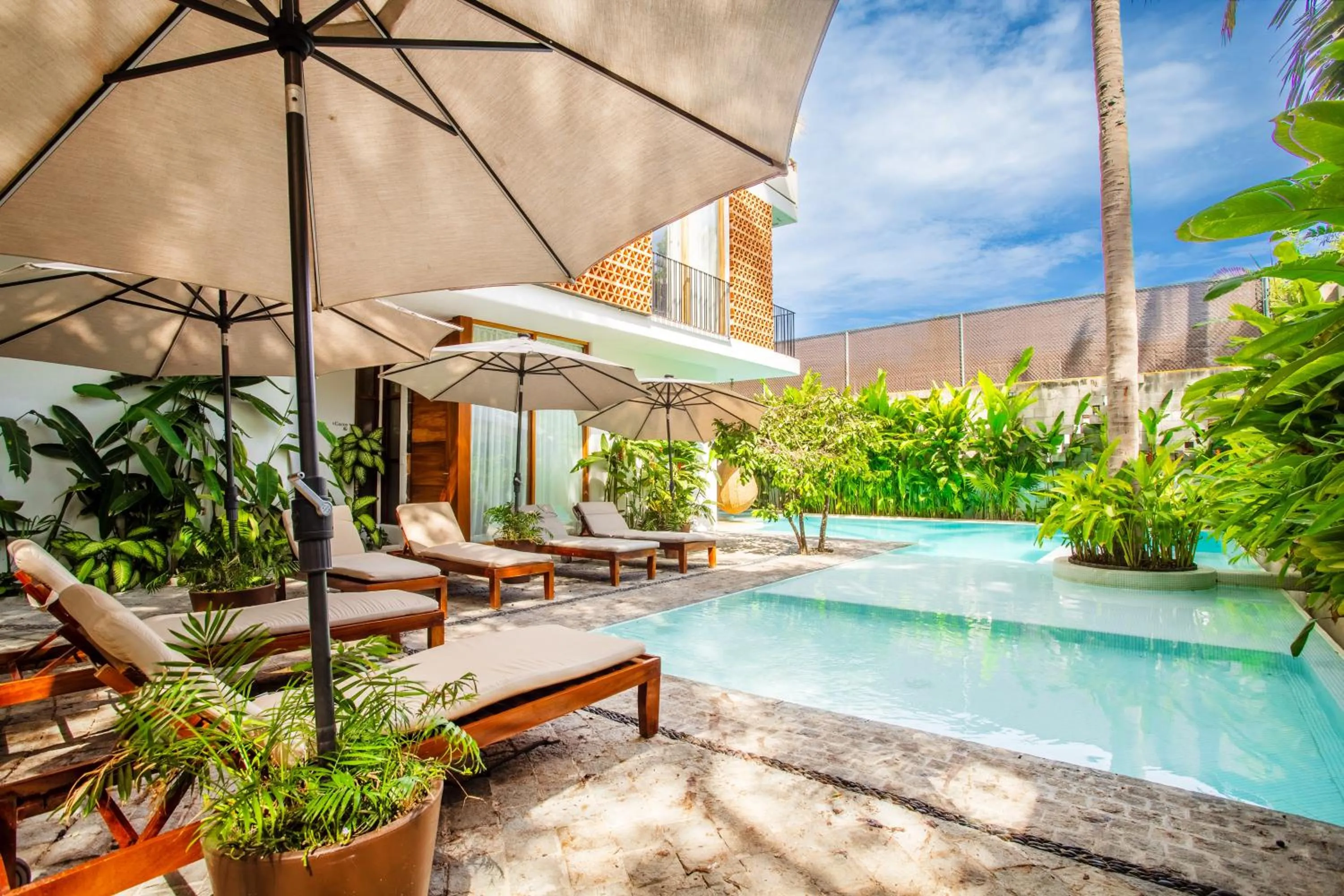 Garden in Agua de Luna Hotel Boutique, San Pancho Nayarit