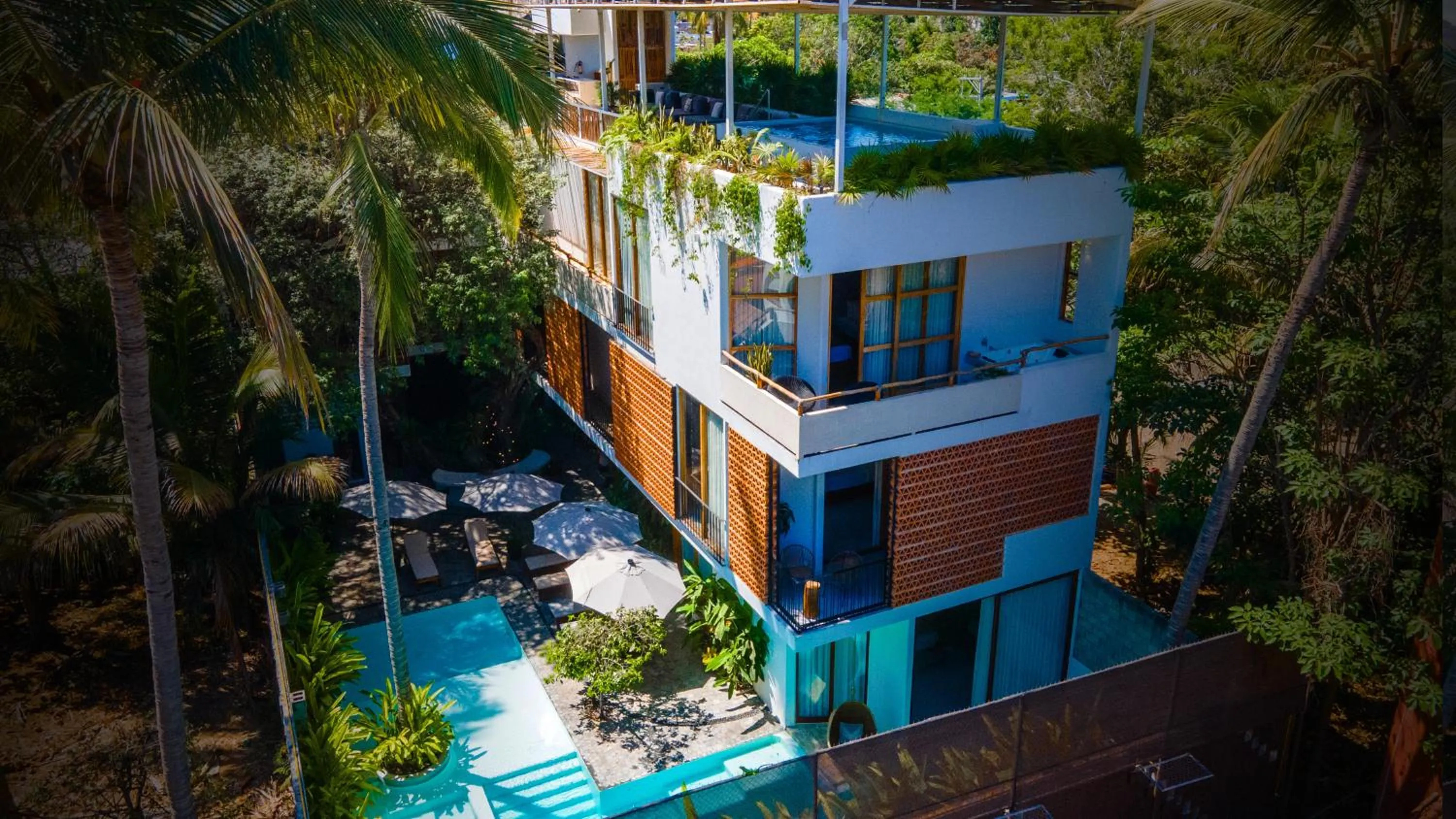 Property building in Agua de Luna Hotel Boutique, San Pancho Nayarit