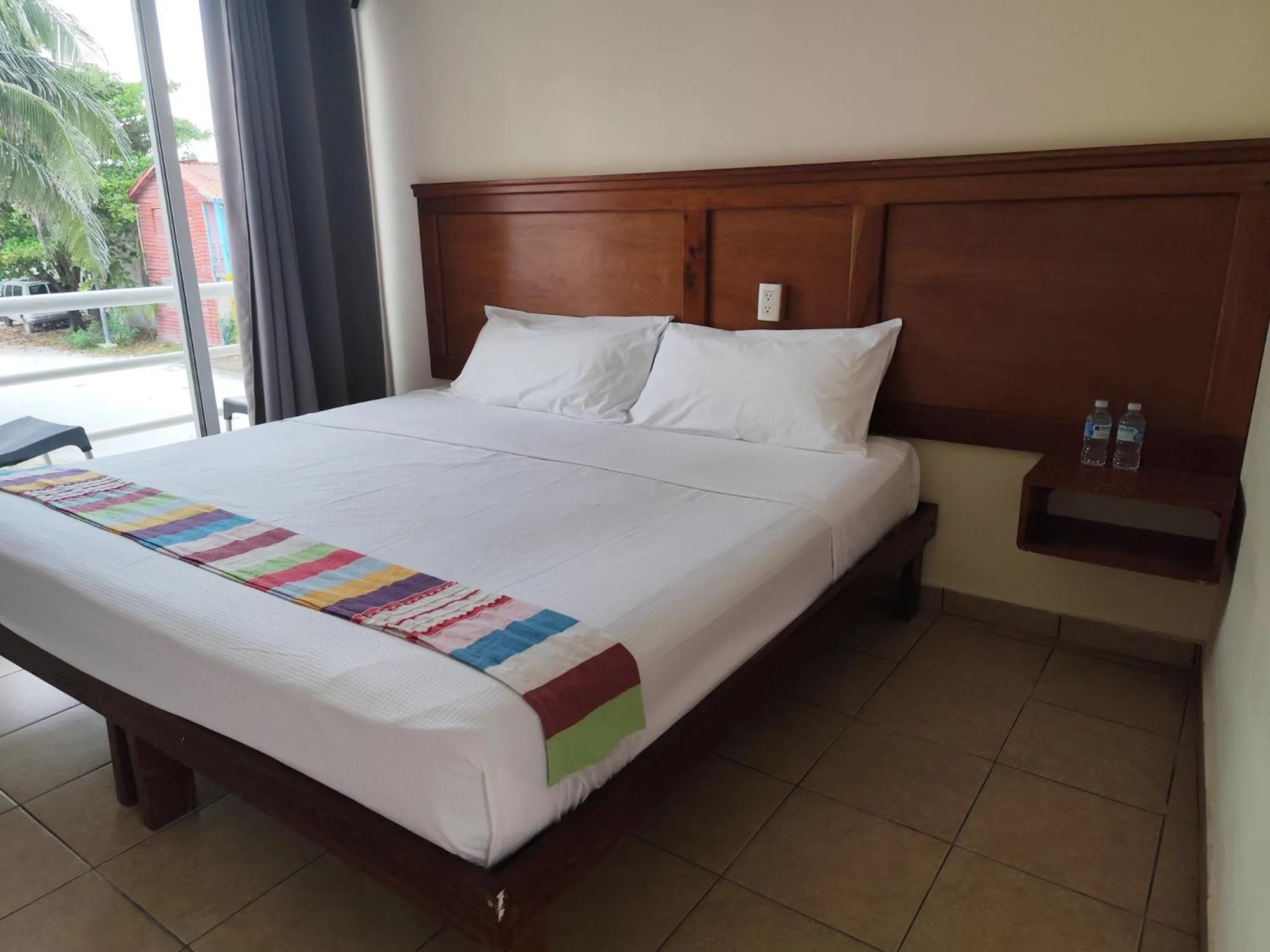 Bed in Hotel Machos Mahahual