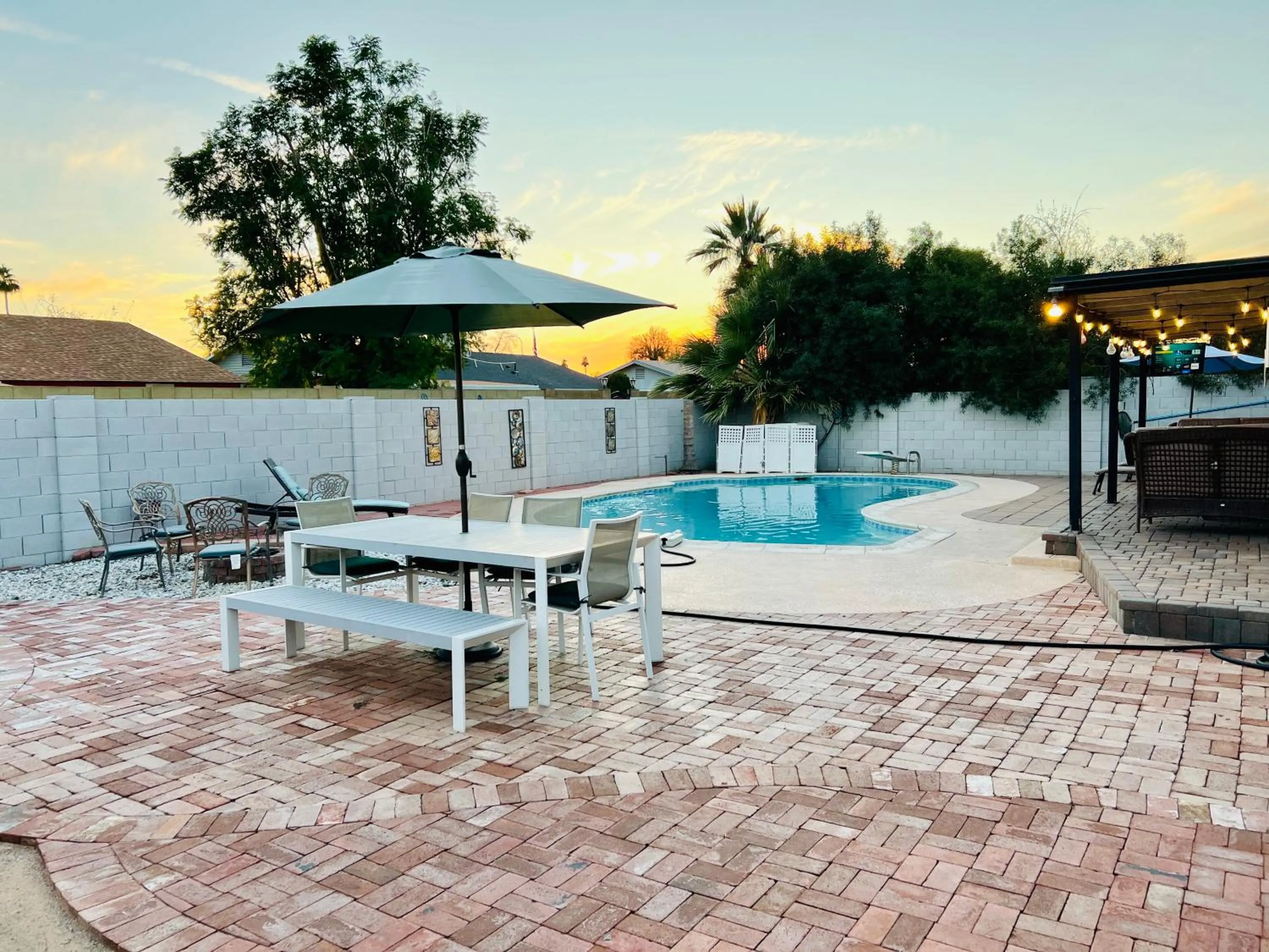 Tempe Escape with Heated Pool, Billiards & Firepit Fun