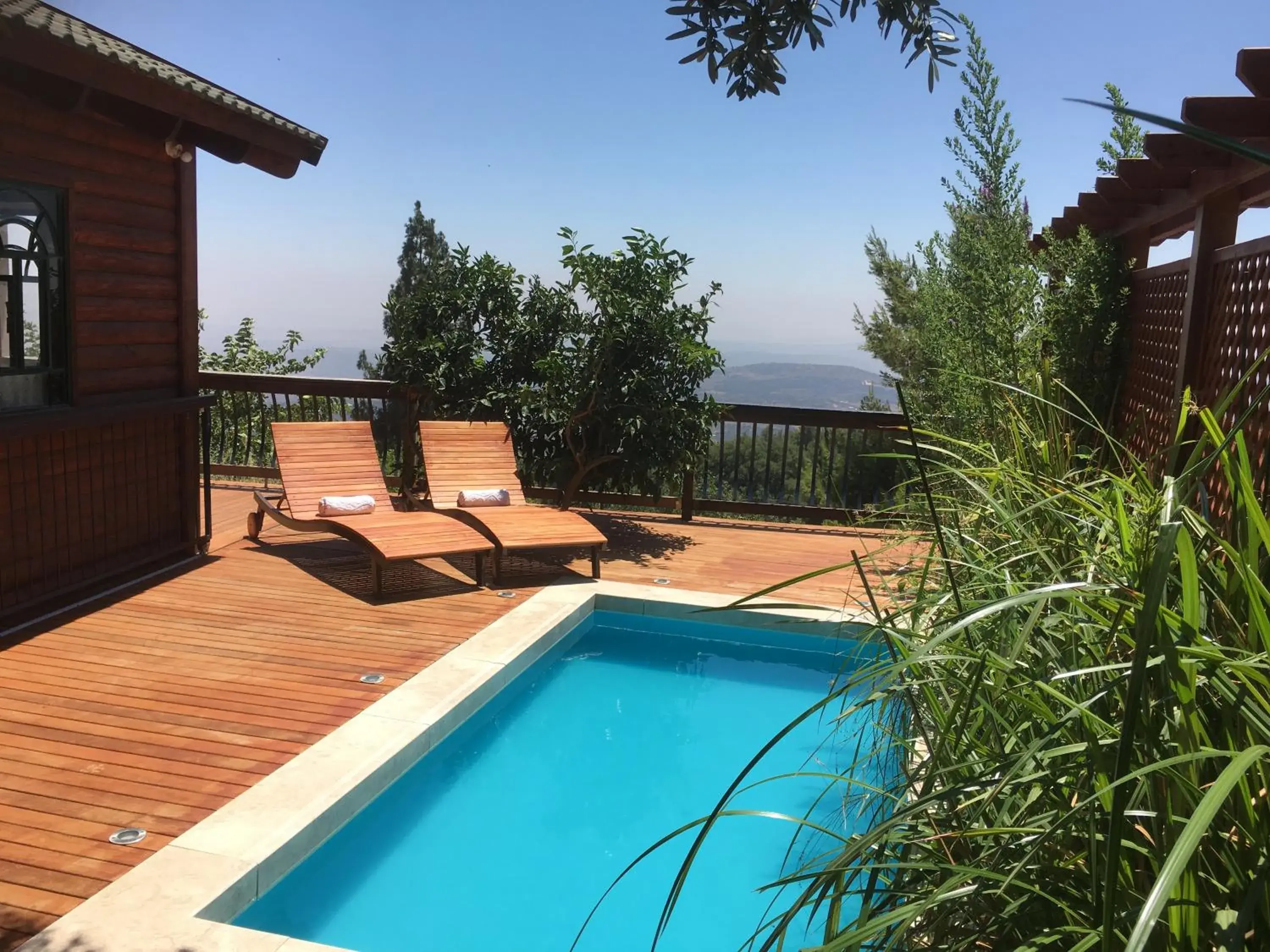 Two-Bedroom Chalet with Private Pool in First Light Cabins Two-Bedroom Chalet with Private Pool in First Light Cabins
