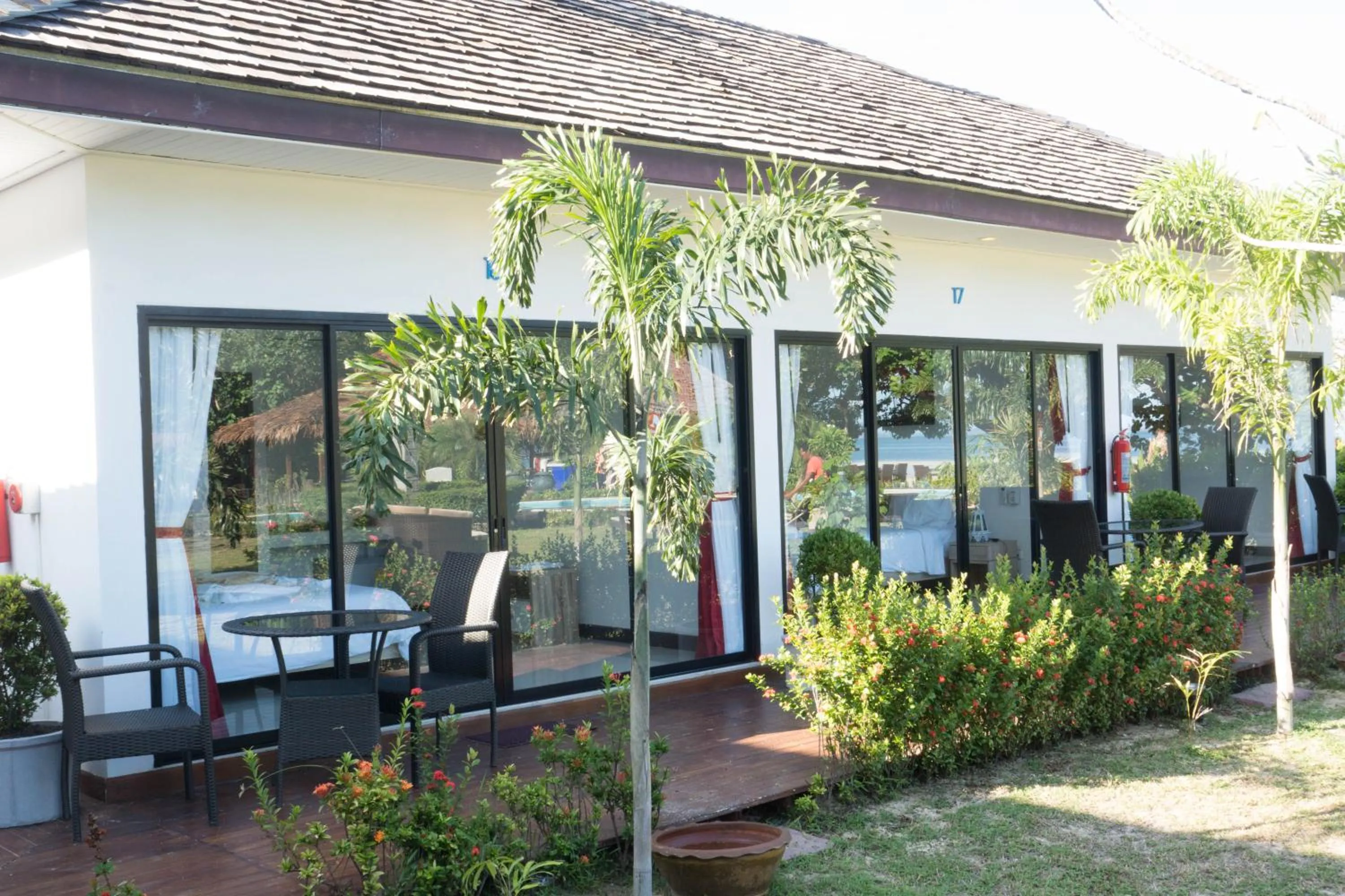 Garden in The Reef Resort