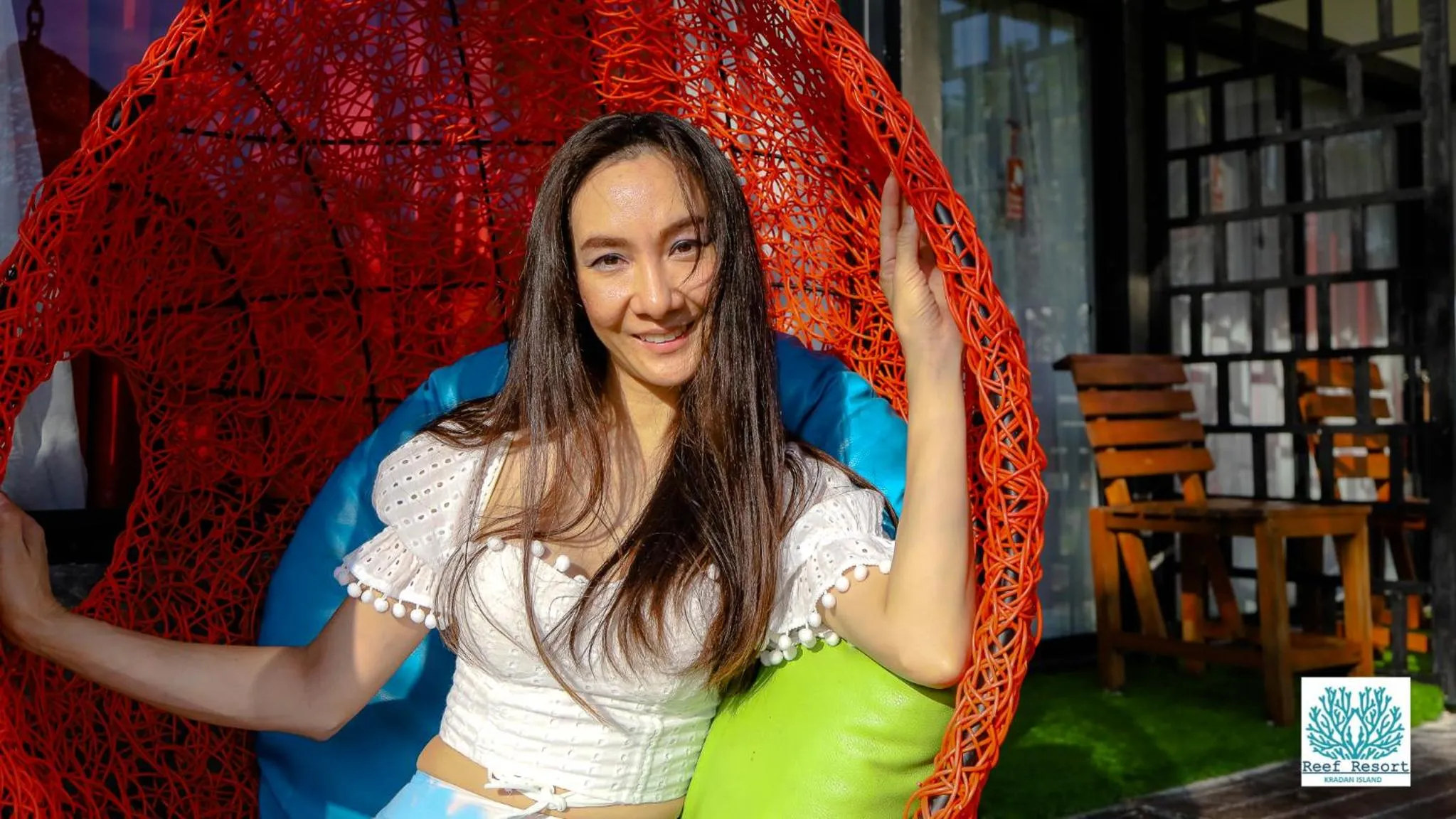 Patio in The Reef Resort