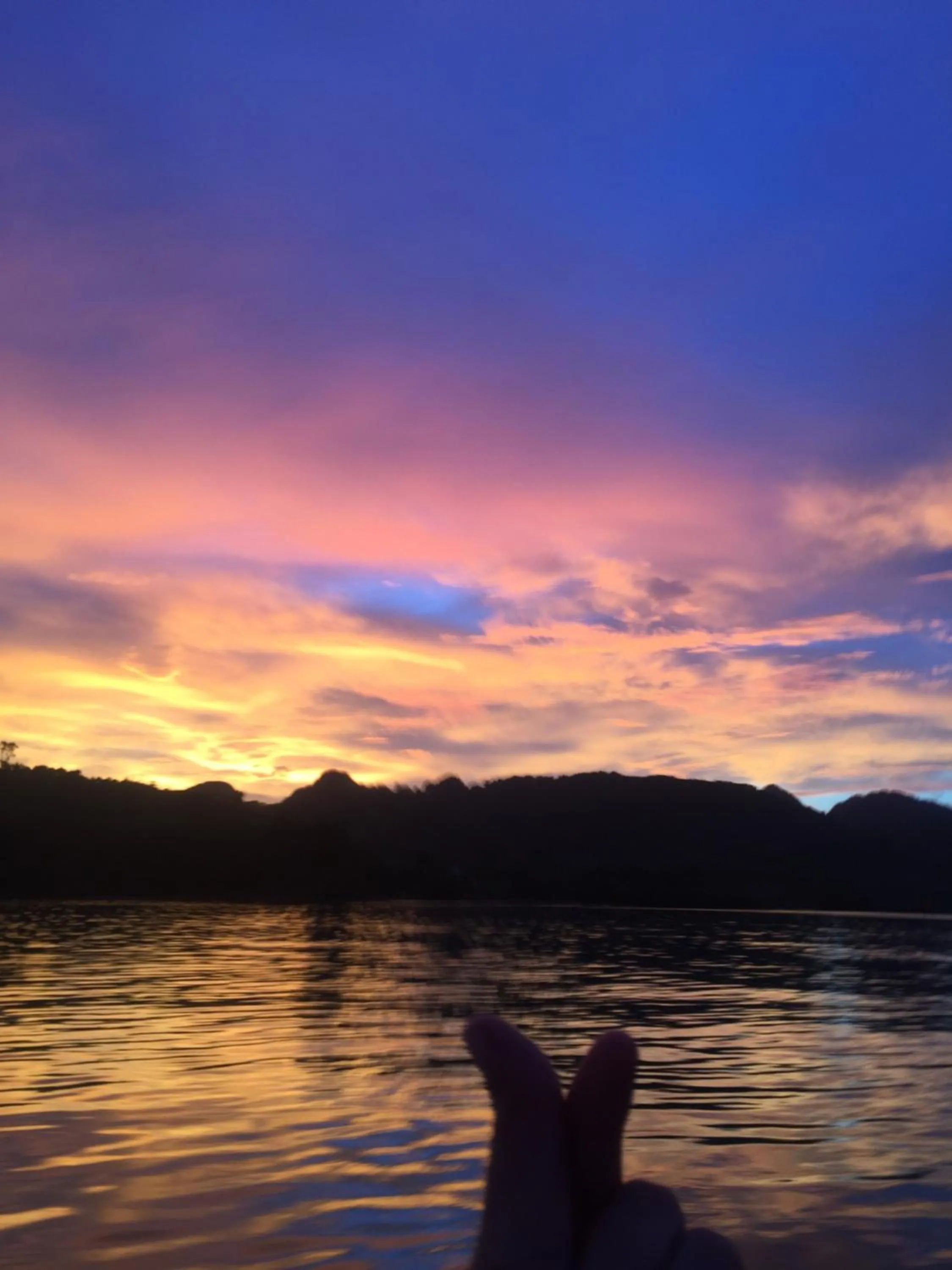 Sunset in The Reef Resort