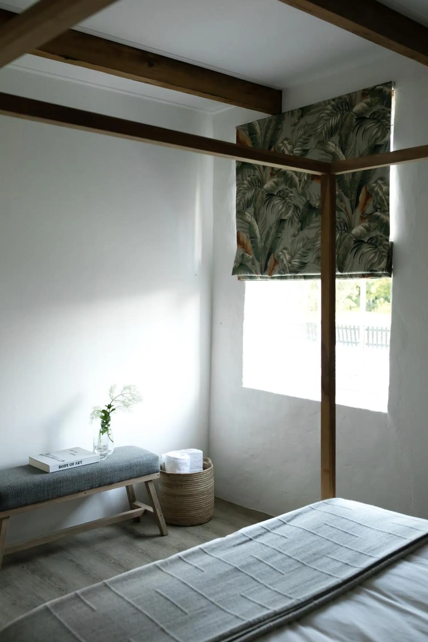 Decorative detail, Bed in Weltevreden Estate