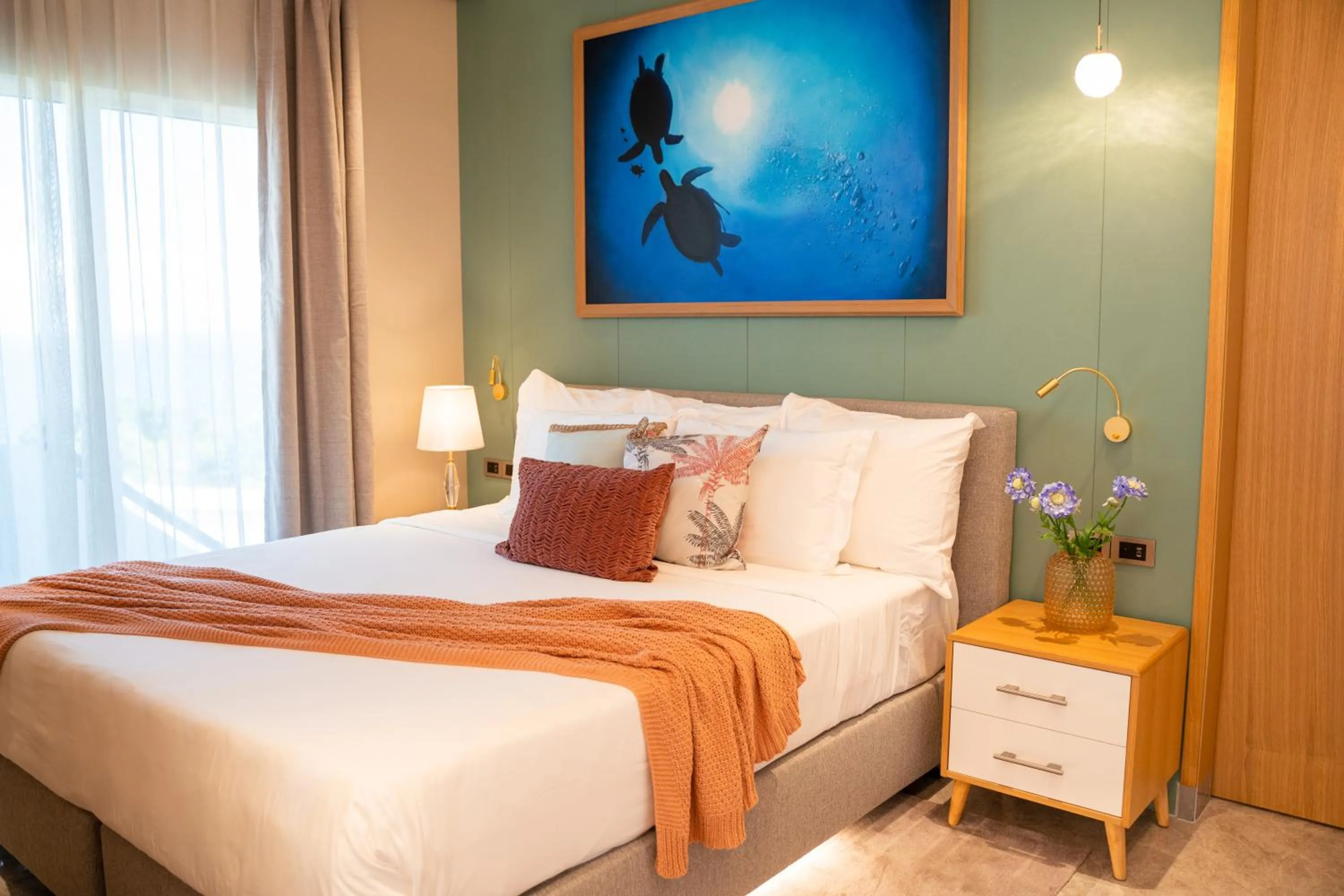 Bedroom, Bed in Golden Rock Dive and Nature Resort