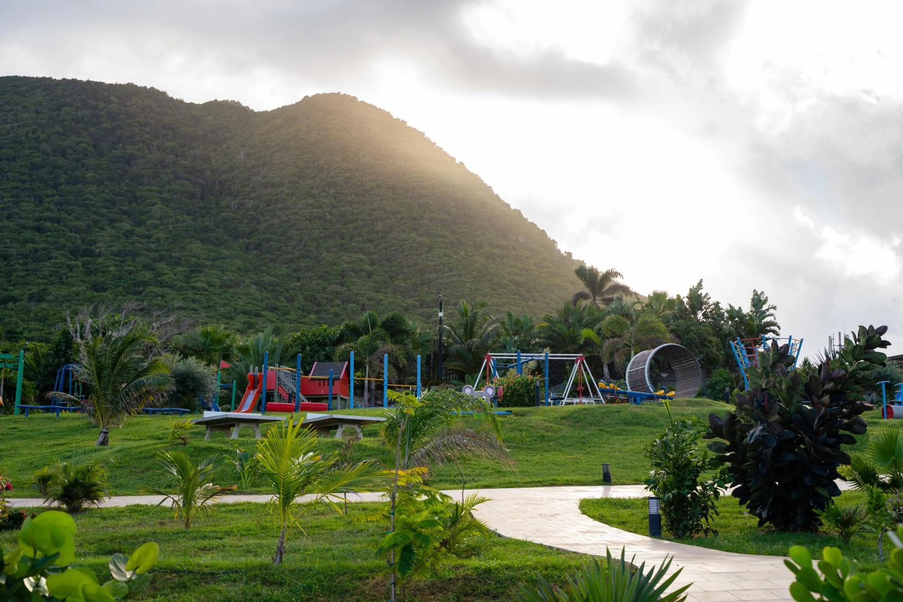 Children play ground in Golden Rock Dive and Nature Resort