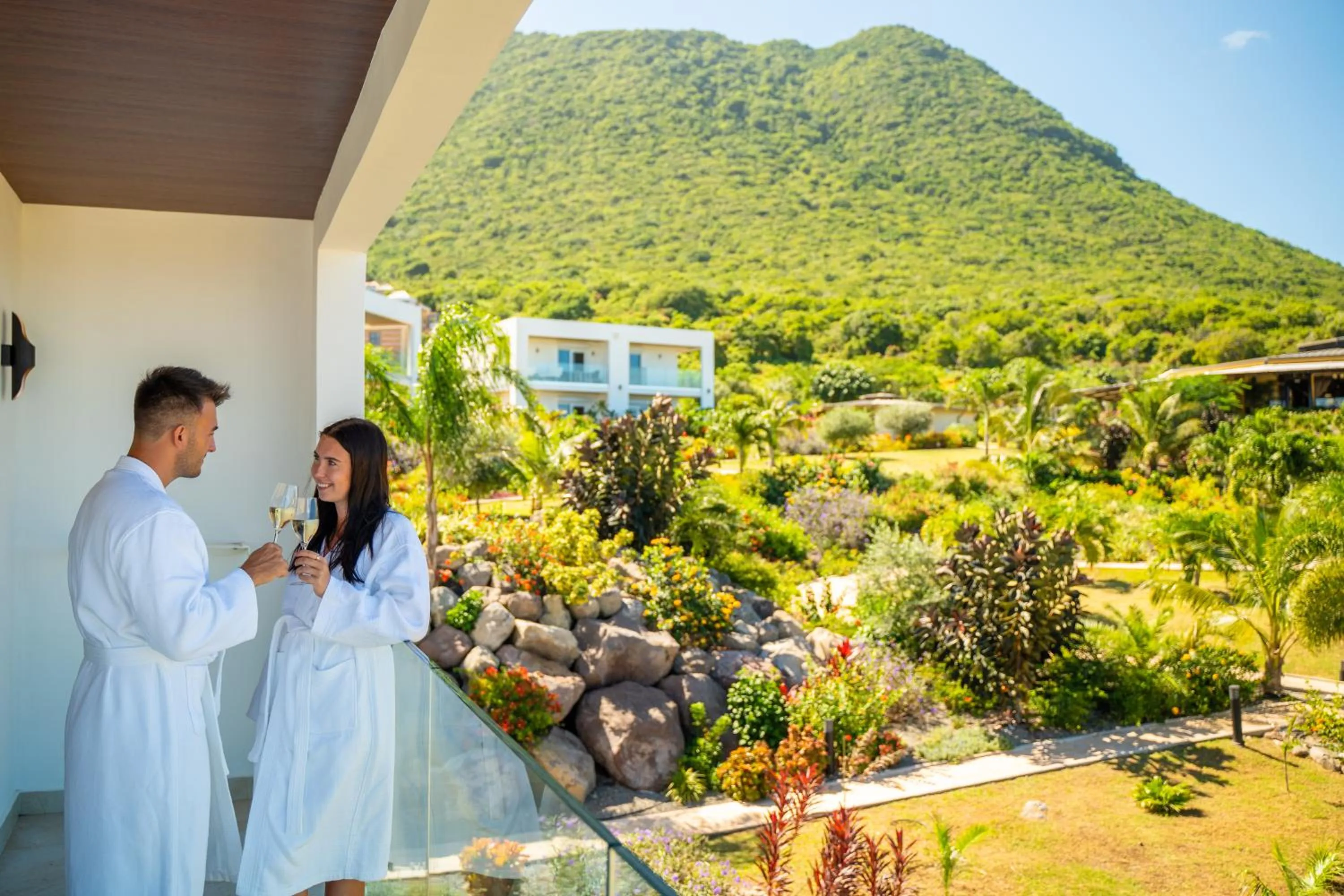 Balcony/Terrace in Golden Rock Dive and Nature Resort