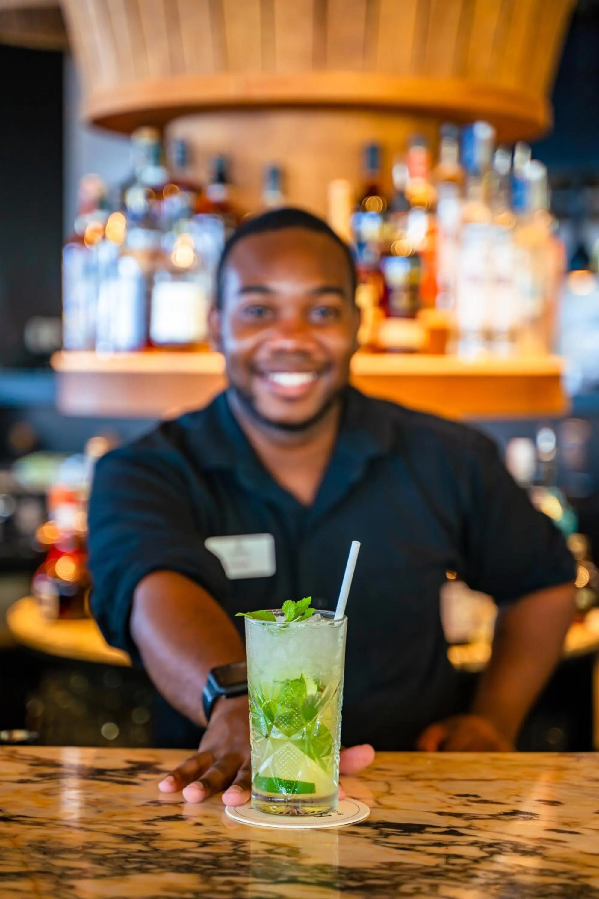 Lounge or bar in Golden Rock Dive and Nature Resort