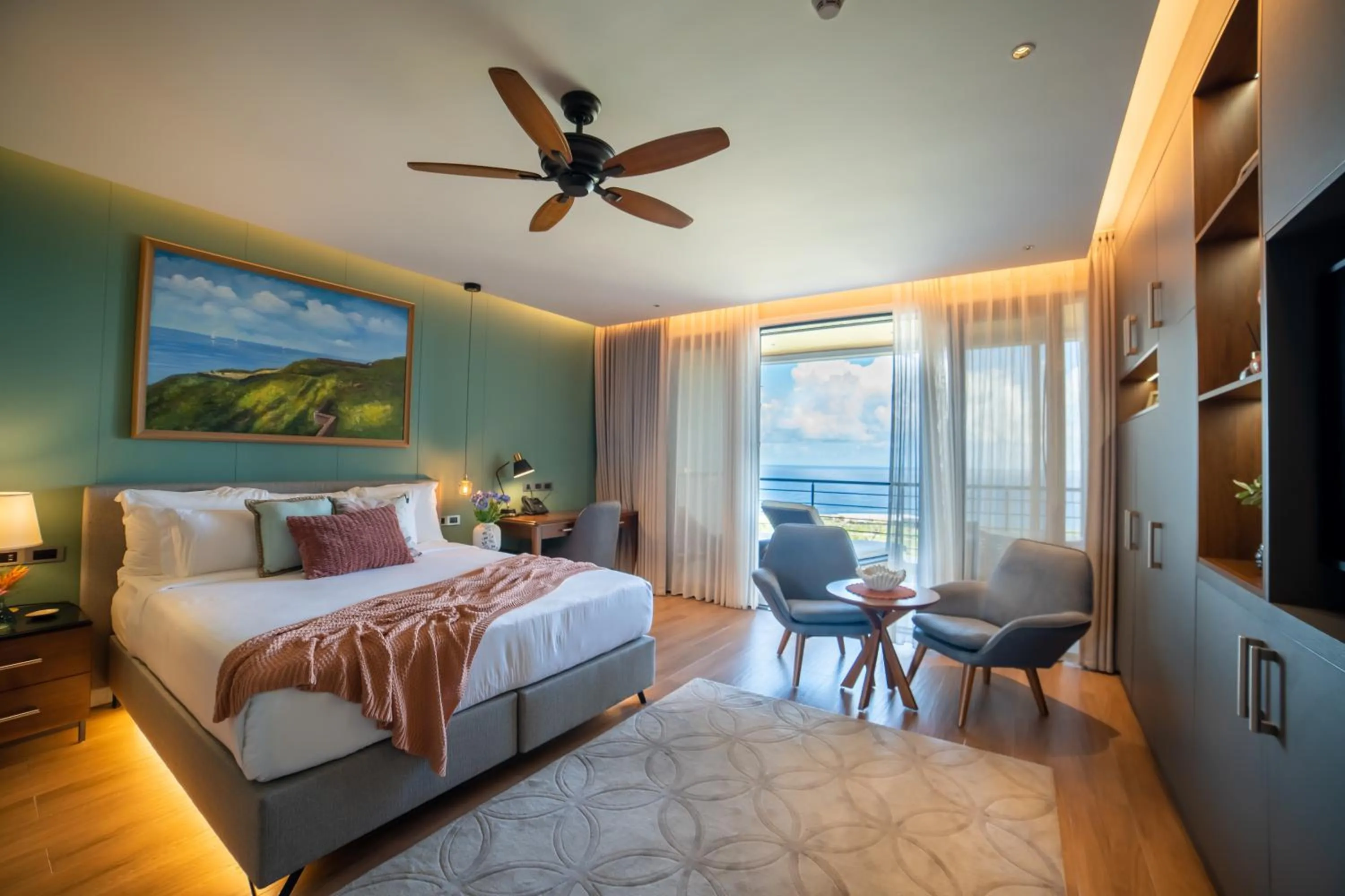 Bedroom, Bed in Golden Rock Dive and Nature Resort