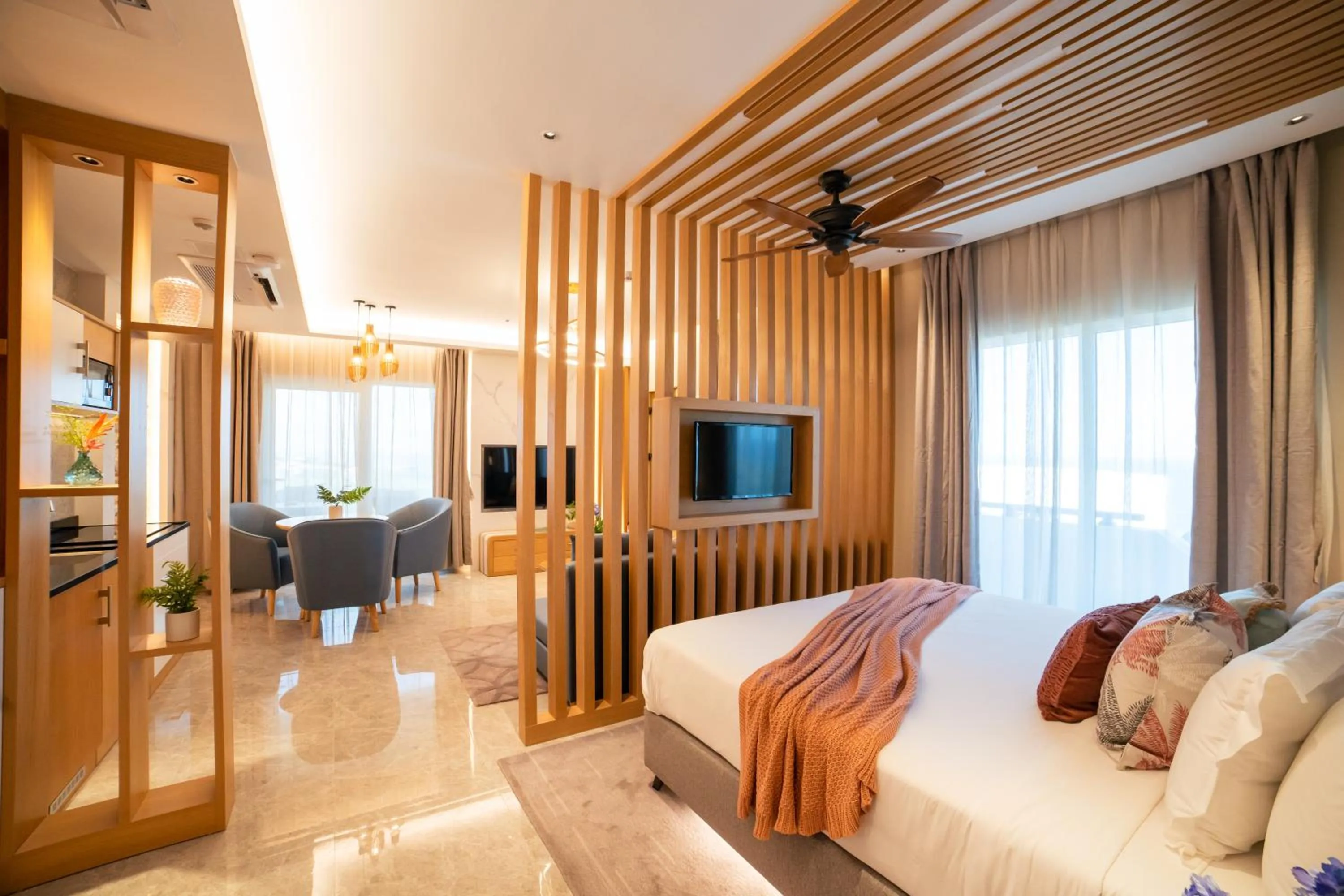 Bedroom, Bed in Golden Rock Dive and Nature Resort