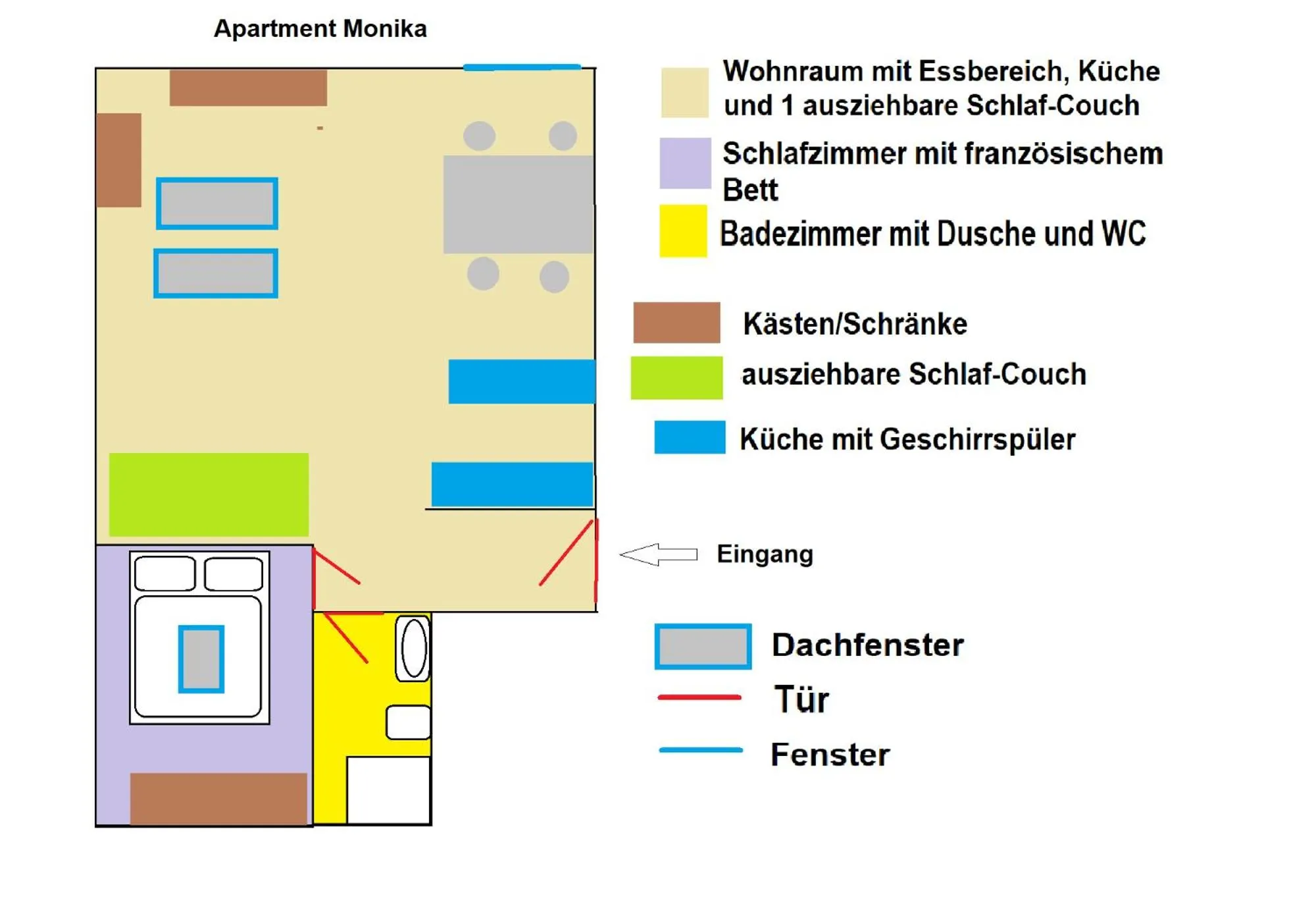 Floor plan in Apartment Ladinger