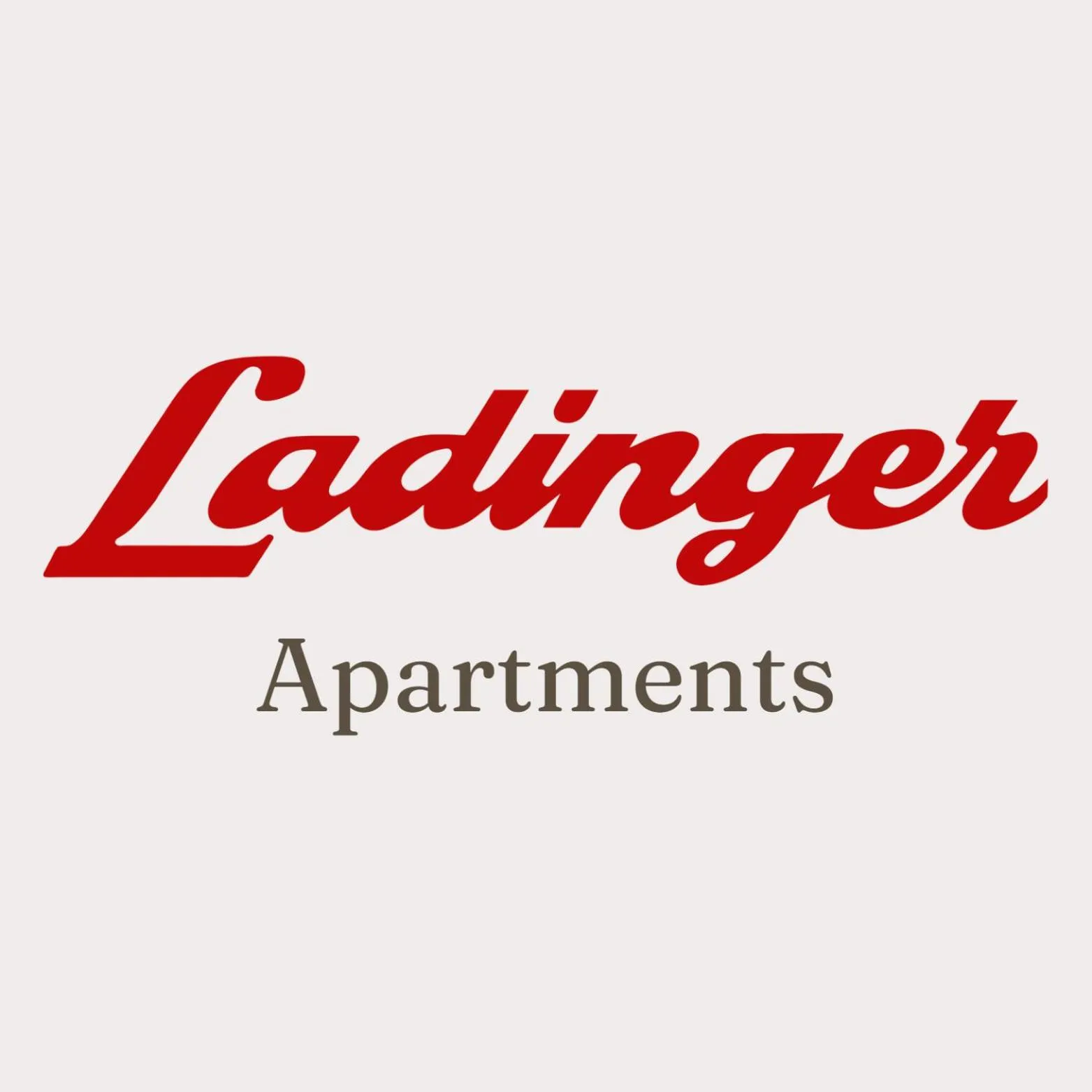 Logo/Certificate/Sign in Apartment Ladinger