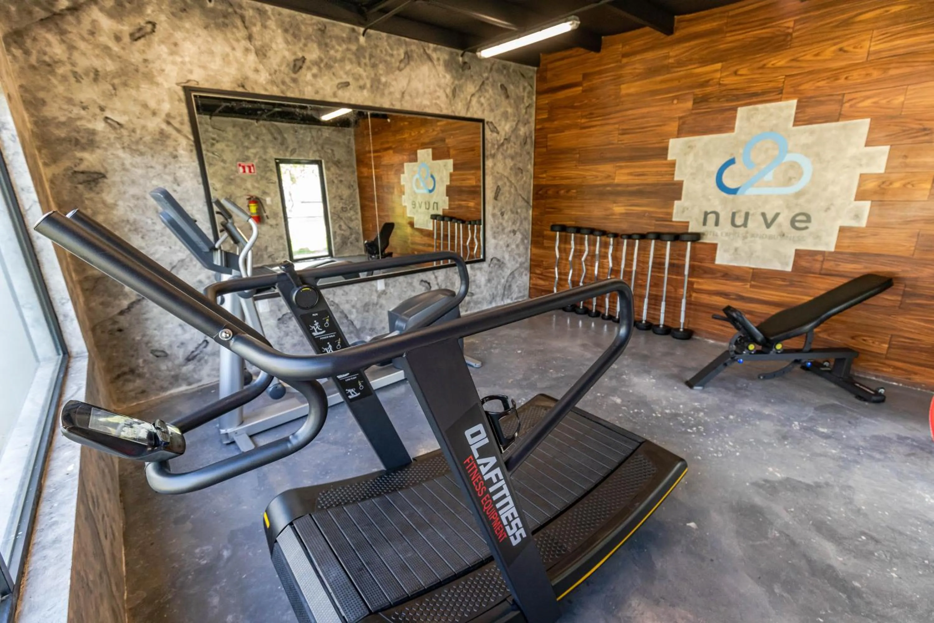 Fitness centre/facilities in Hotel Nuve Gomez Palacio