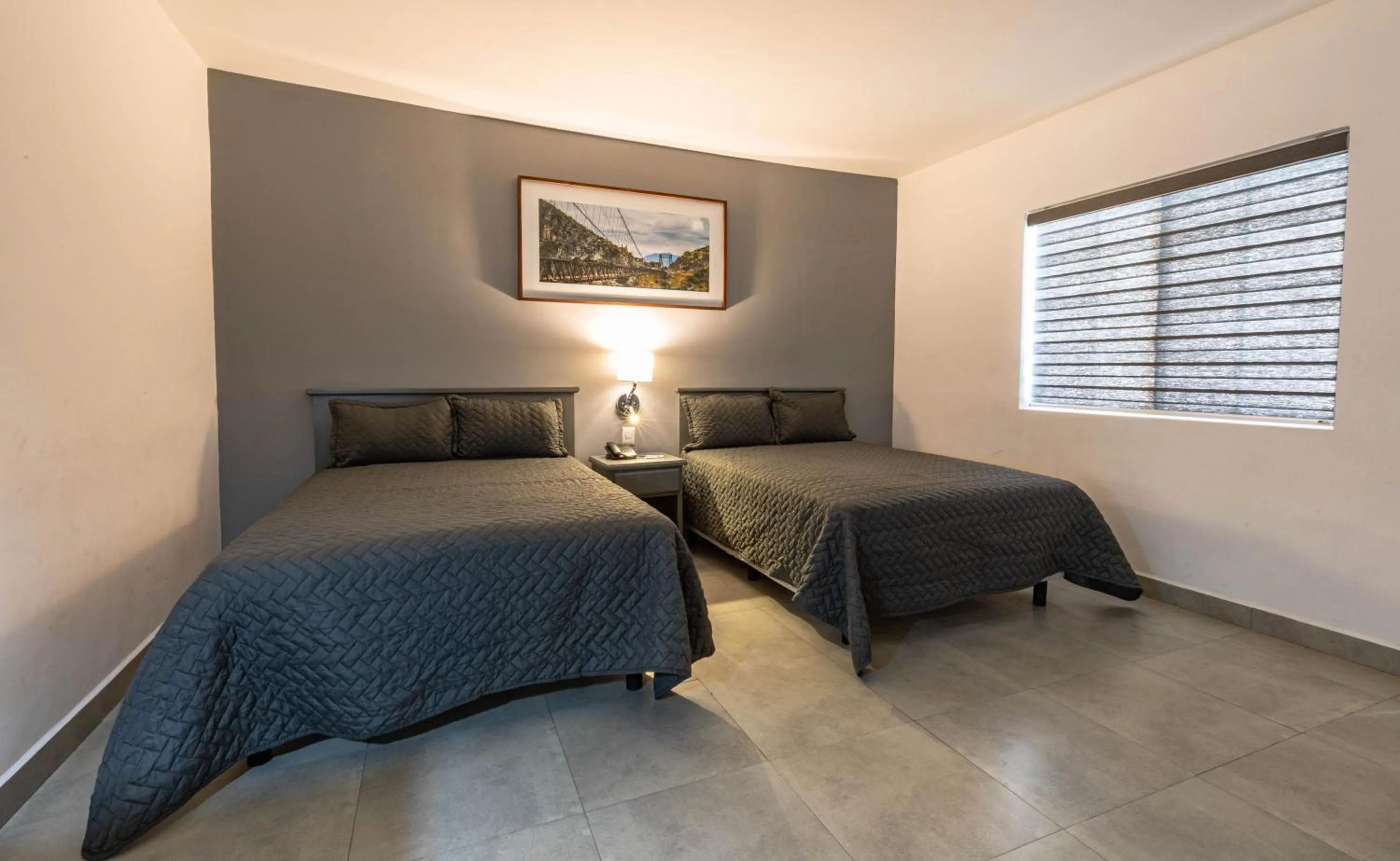 Bed in Hotel Nuve Gomez Palacio