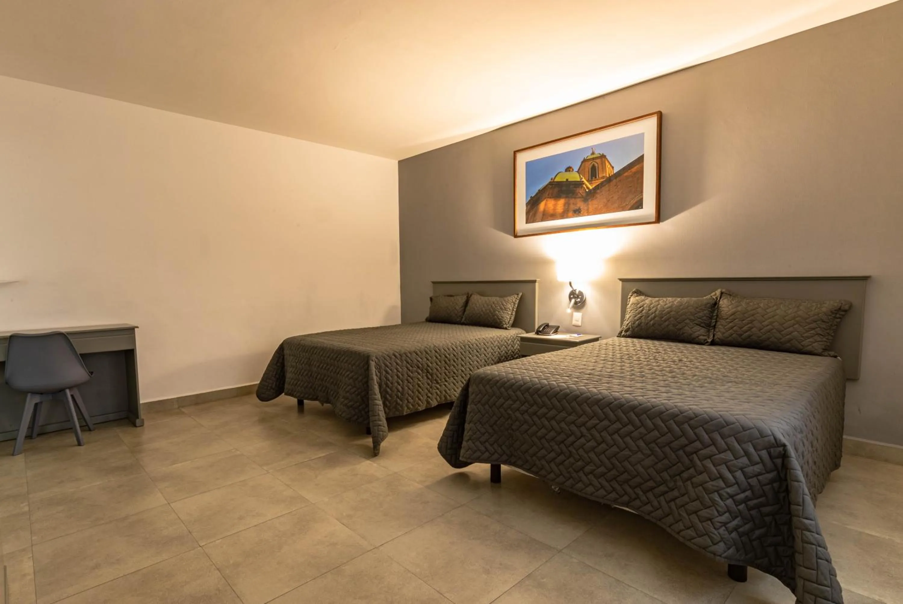 Bed in Hotel Nuve Gomez Palacio