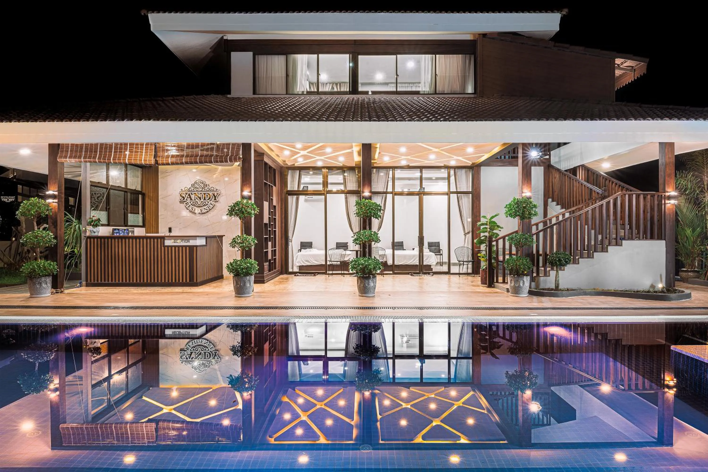 Swimming pool in Sandy Residence Sihanoukville