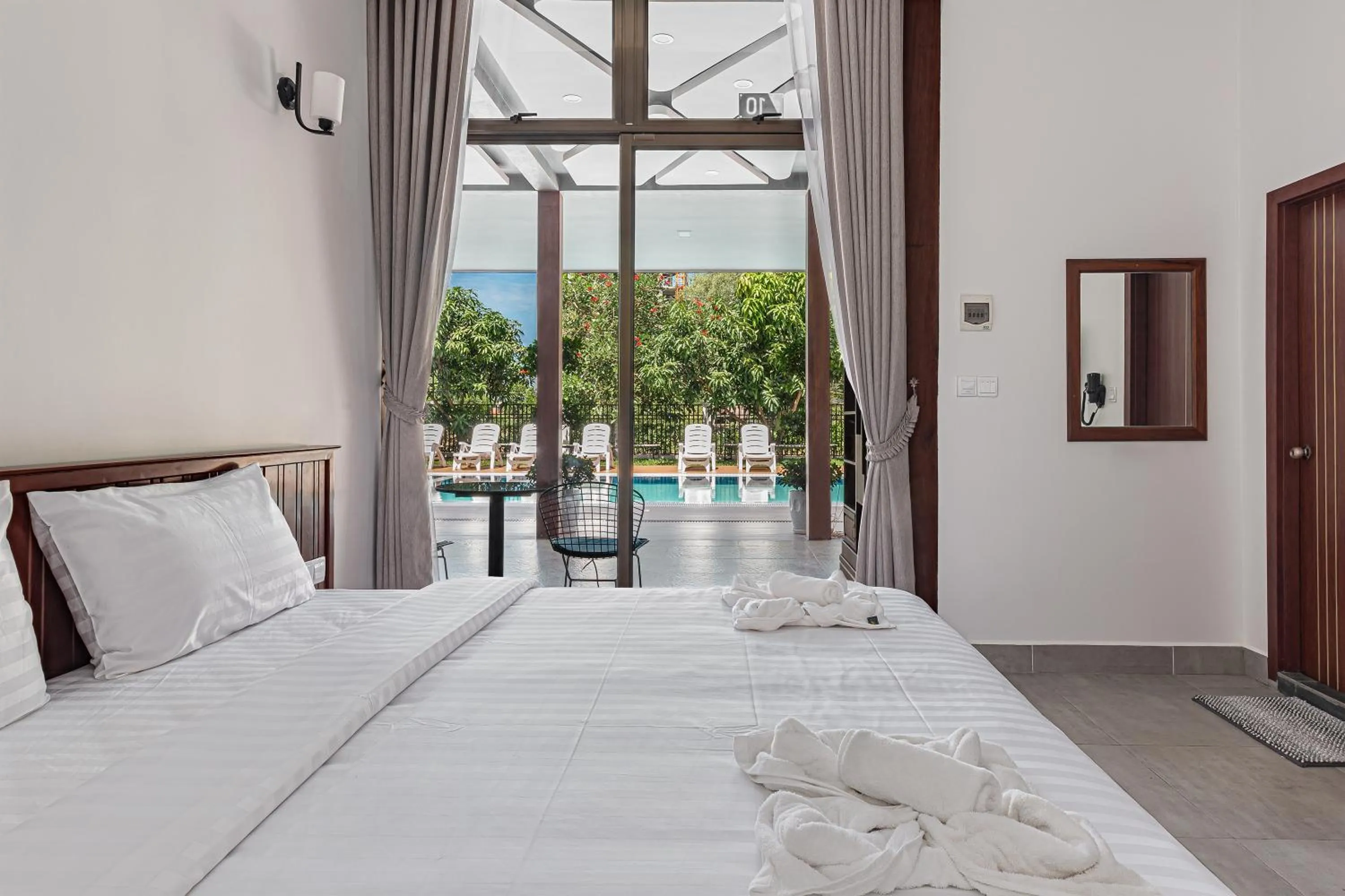 Bed in Sandy Residence Sihanoukville