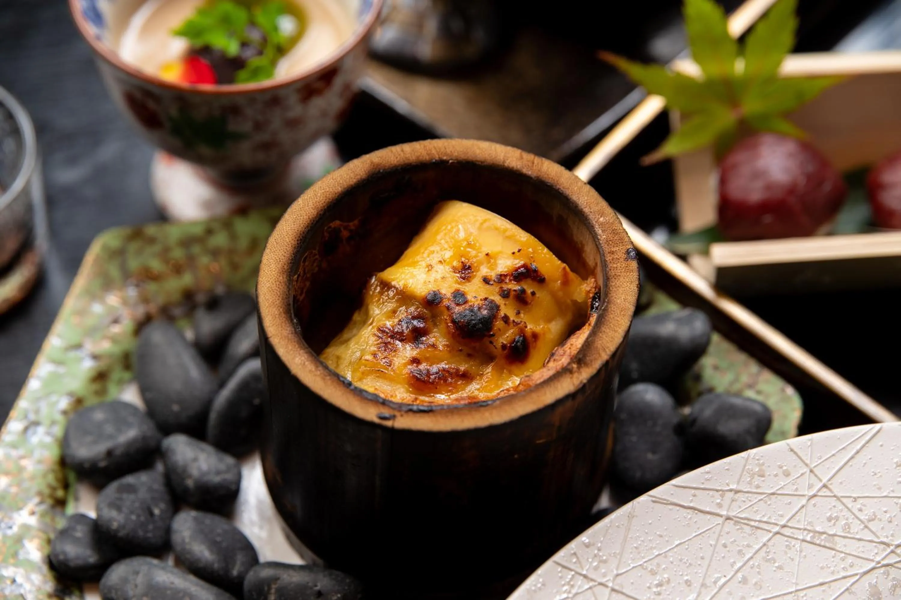 Dinner in Tsukasa Ryokan