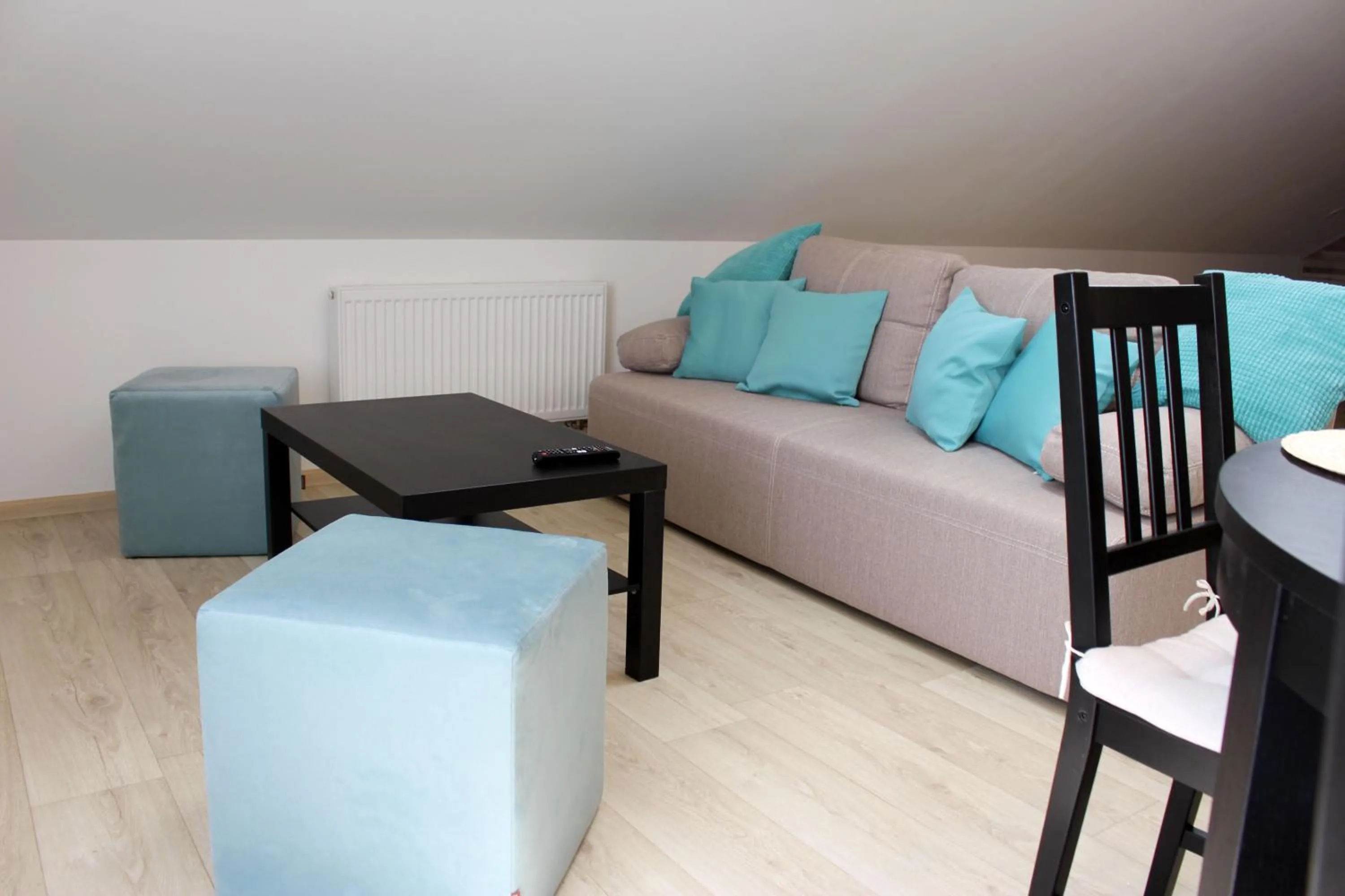 Living room, Bed in Apartmány v podhradí