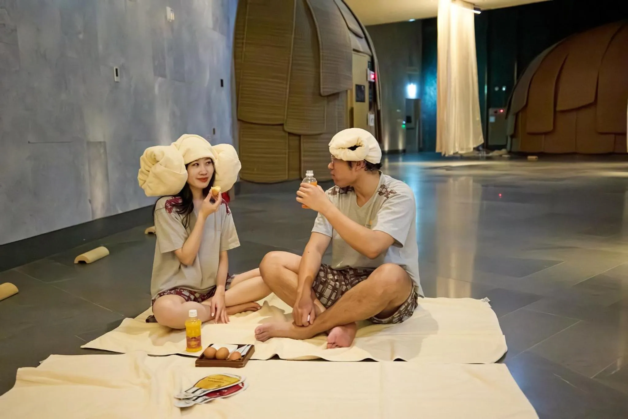 Sauna in Grand Hyatt Jeju