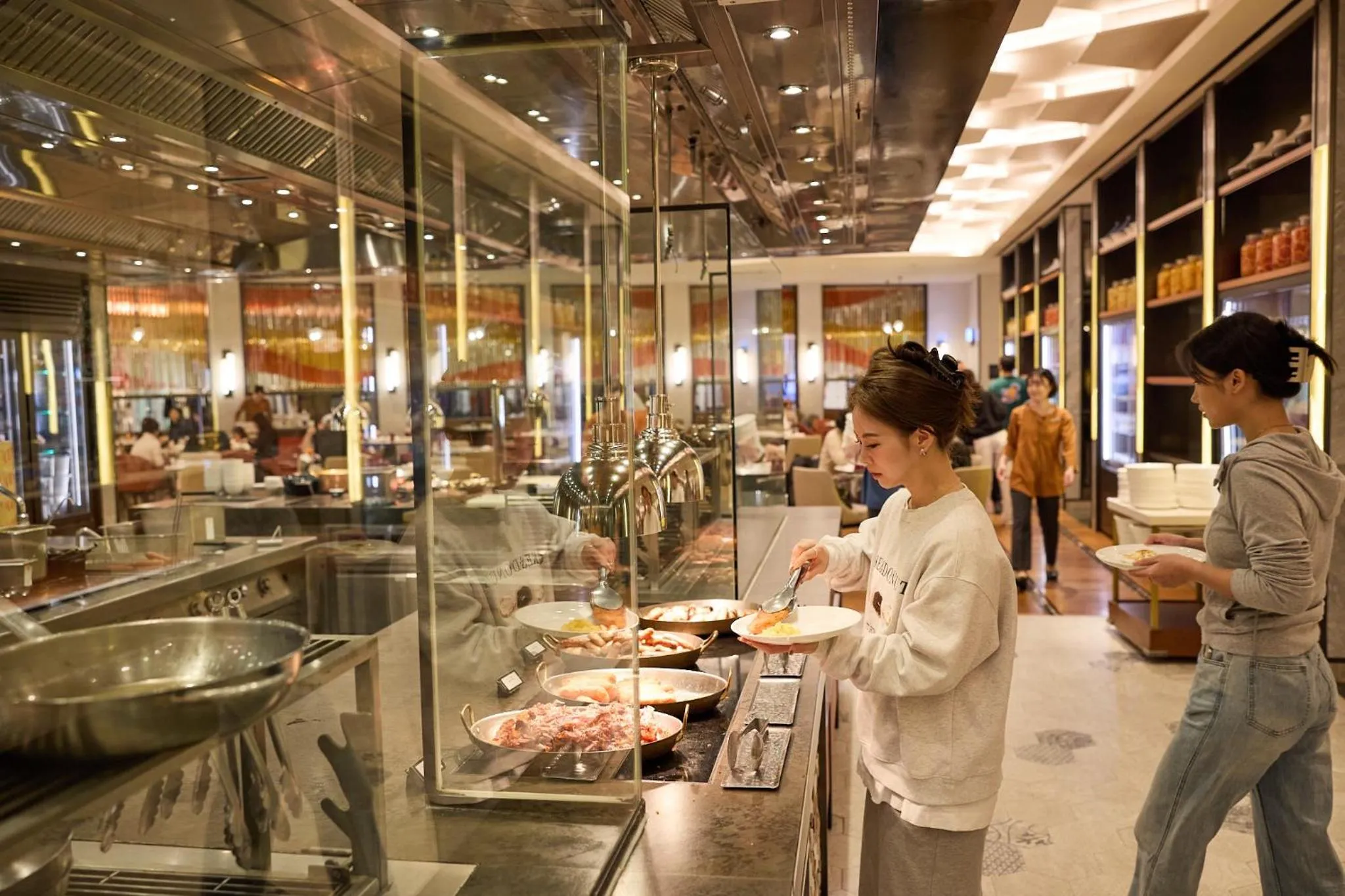 Buffet breakfast in Grand Hyatt Jeju