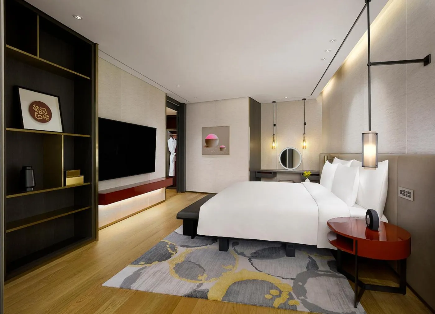 Bedroom, Bed in Grand Hyatt Jeju