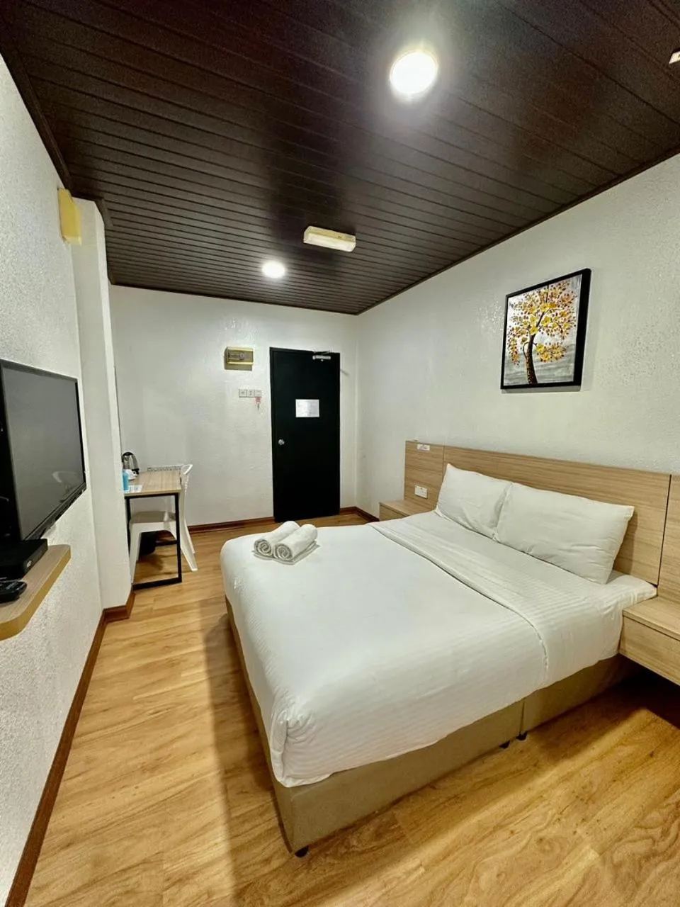 Bed in Kangar Hotel Sdn Bhd
