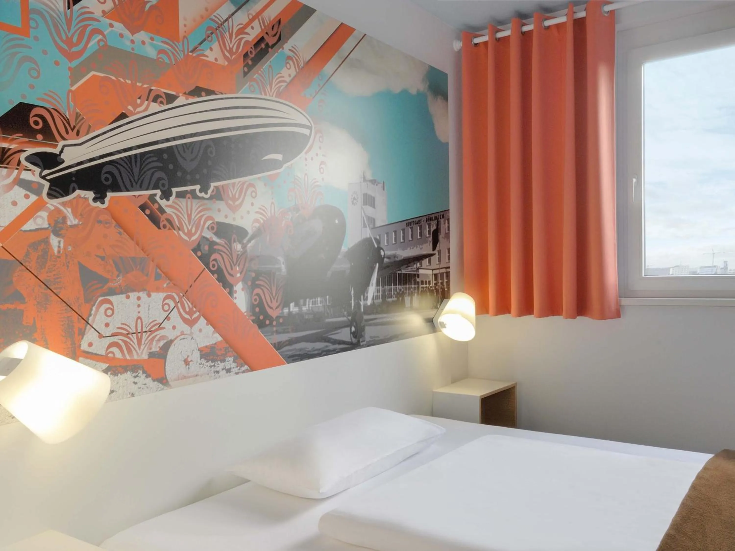 Photo of the whole room, Bed in B&B Hotel Böblingen