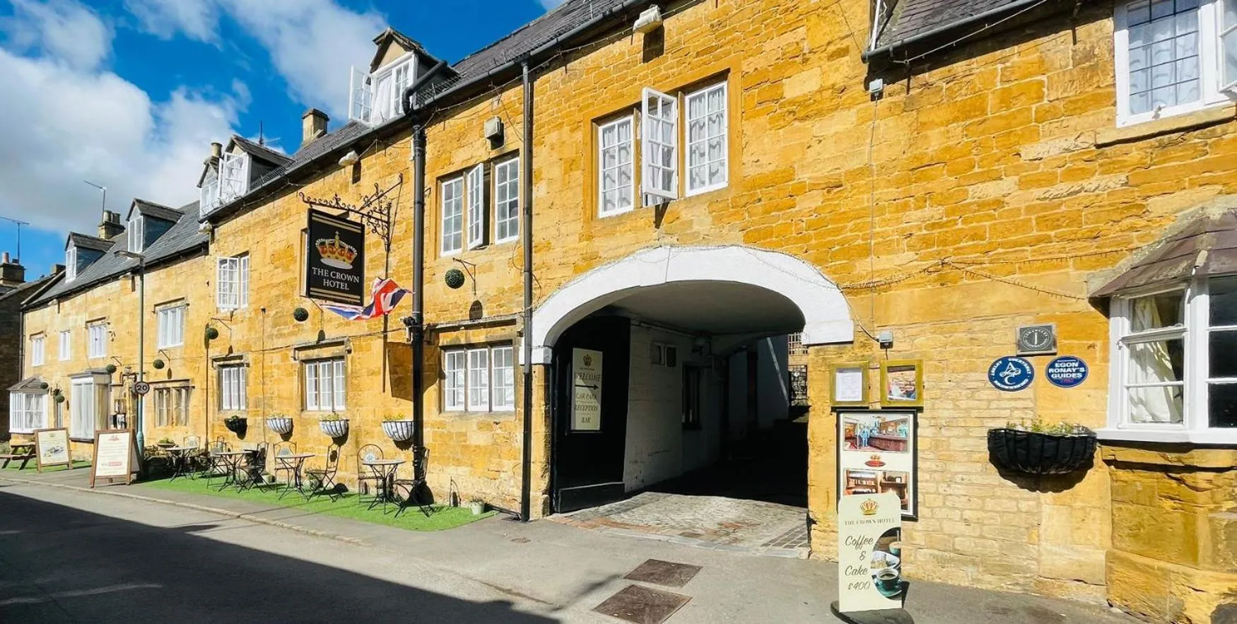 Property building in Crown Hotel Cotswold