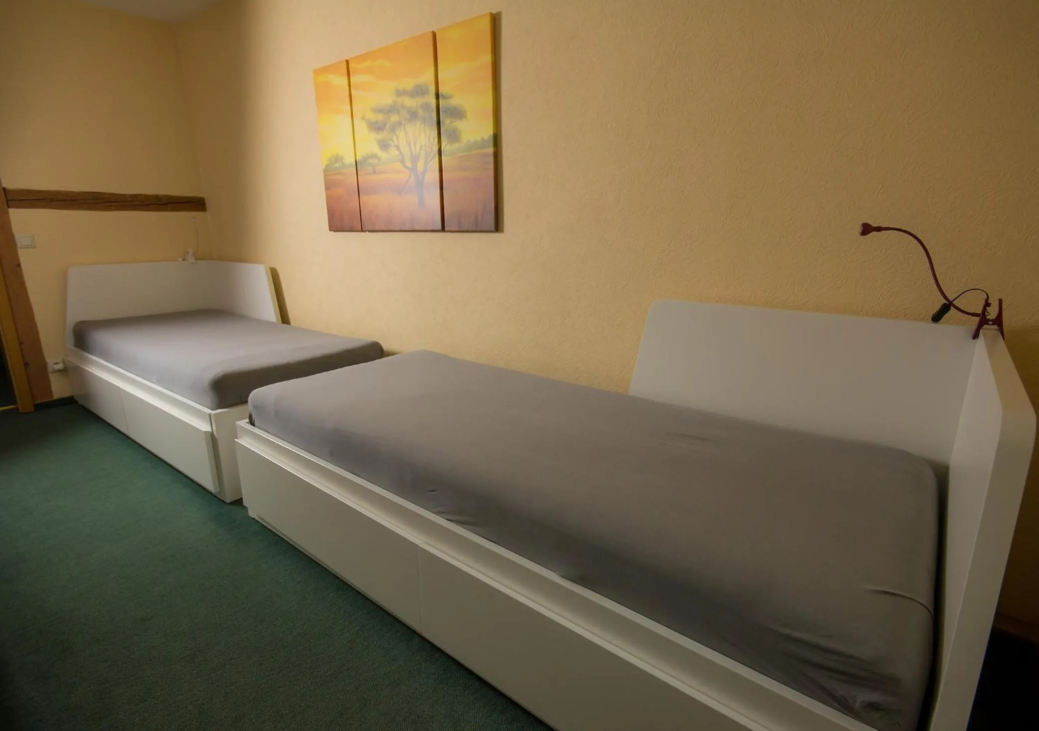 Photo of the whole room, Bed in Pension Immergrün