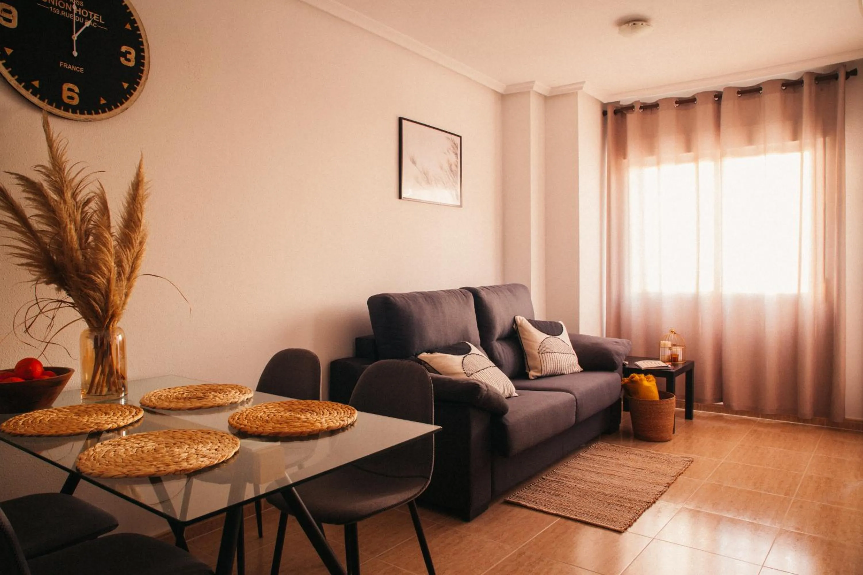 Living room in Aparthotel Costa Blanca