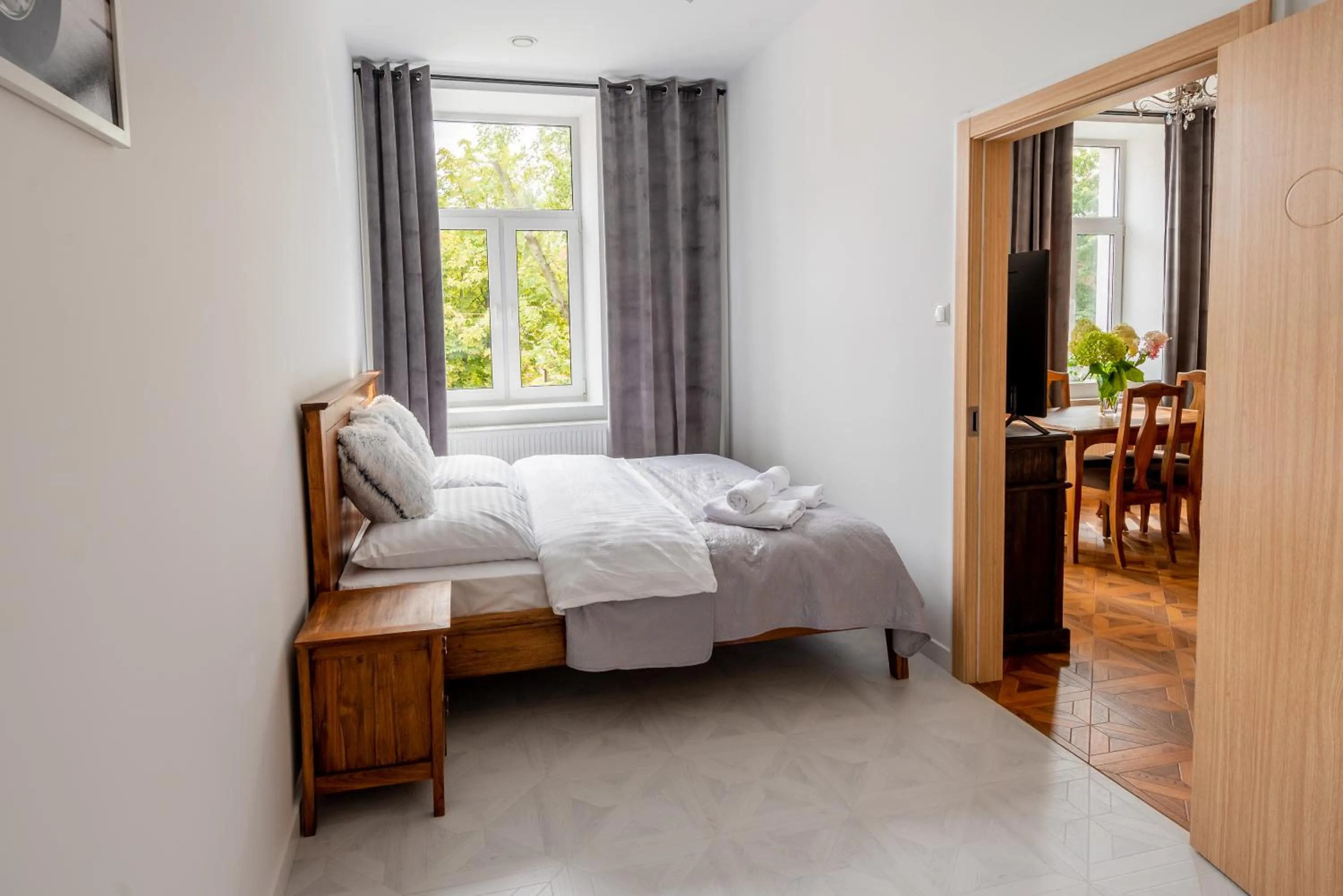 Bed in Kamienica Zamenhofa - Apartamenty na wynajem
