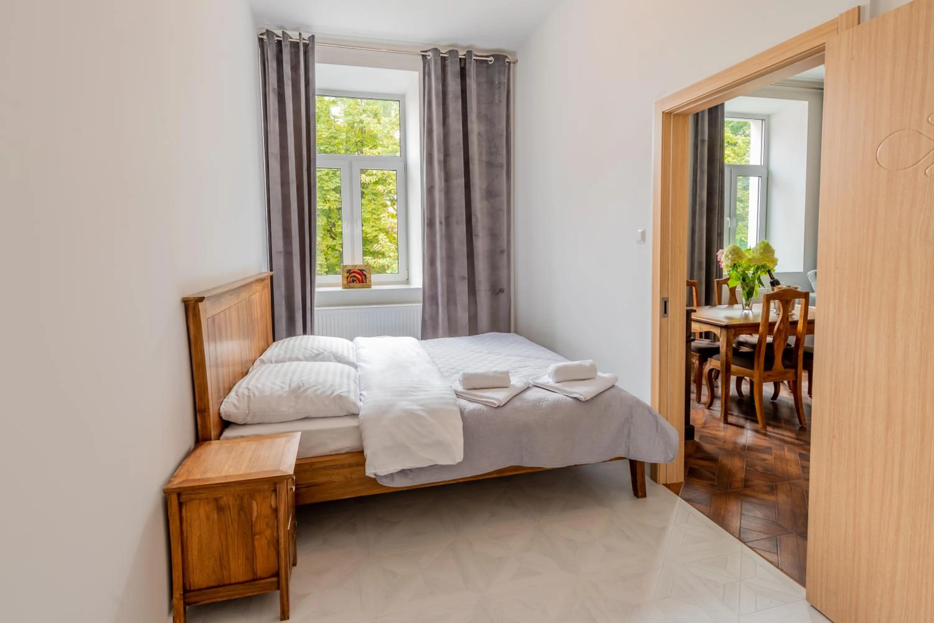 Bed in Kamienica Zamenhofa - Apartamenty na wynajem