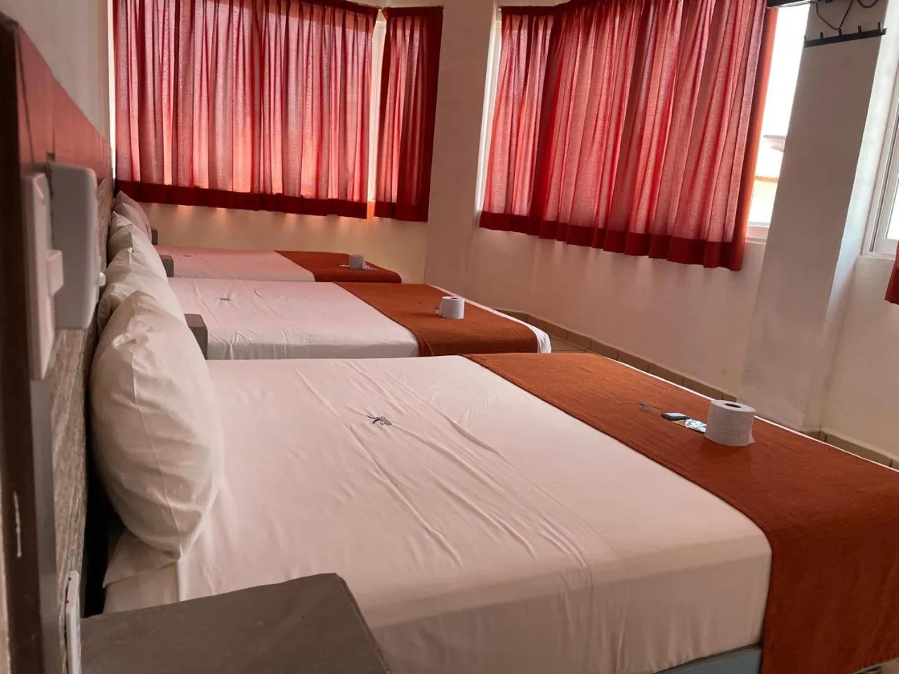 Bed in Hotel Albatros Peñita-Guayabitos Nayarit