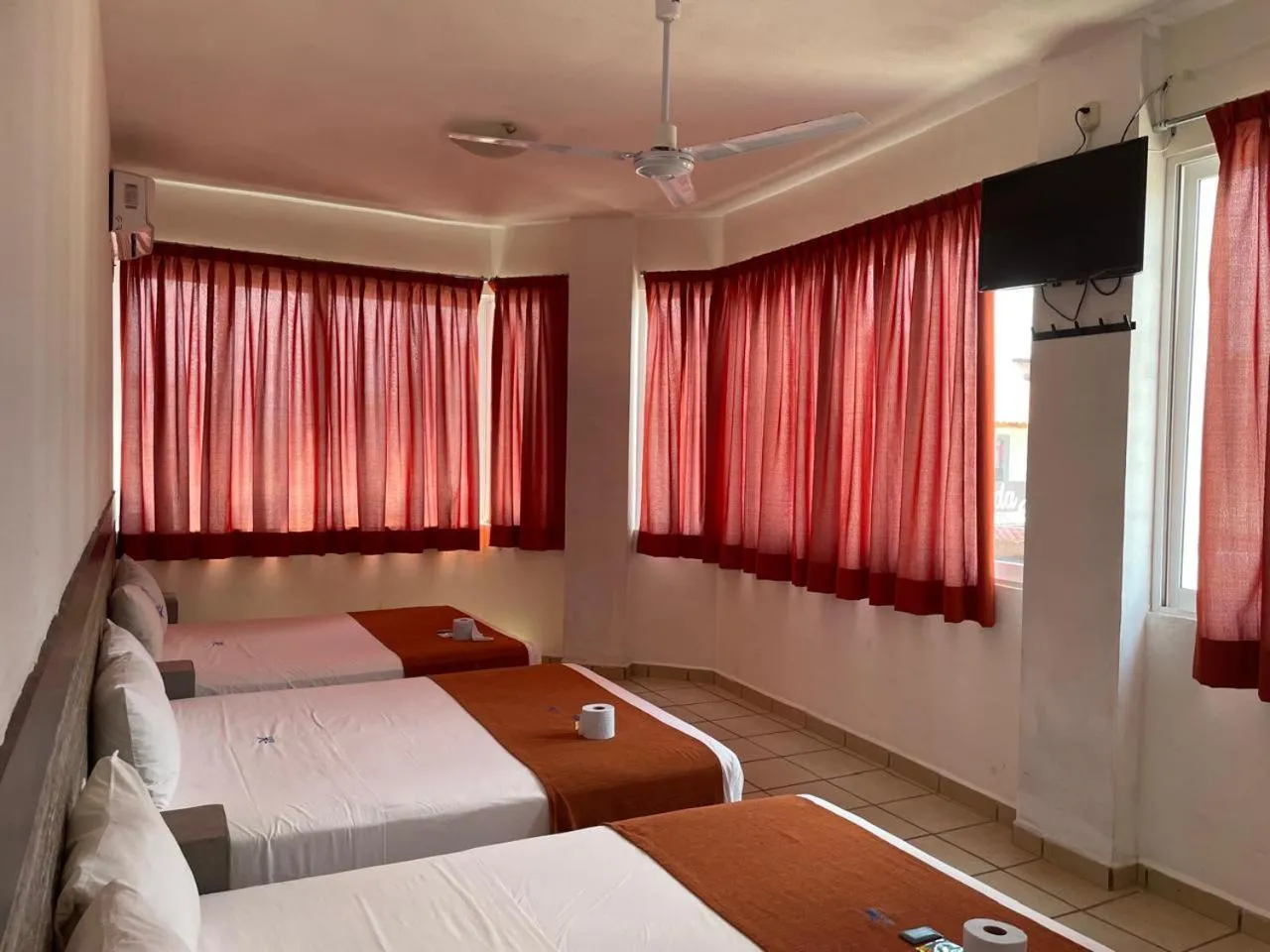 Bed in Hotel Albatros Peñita-Guayabitos Nayarit