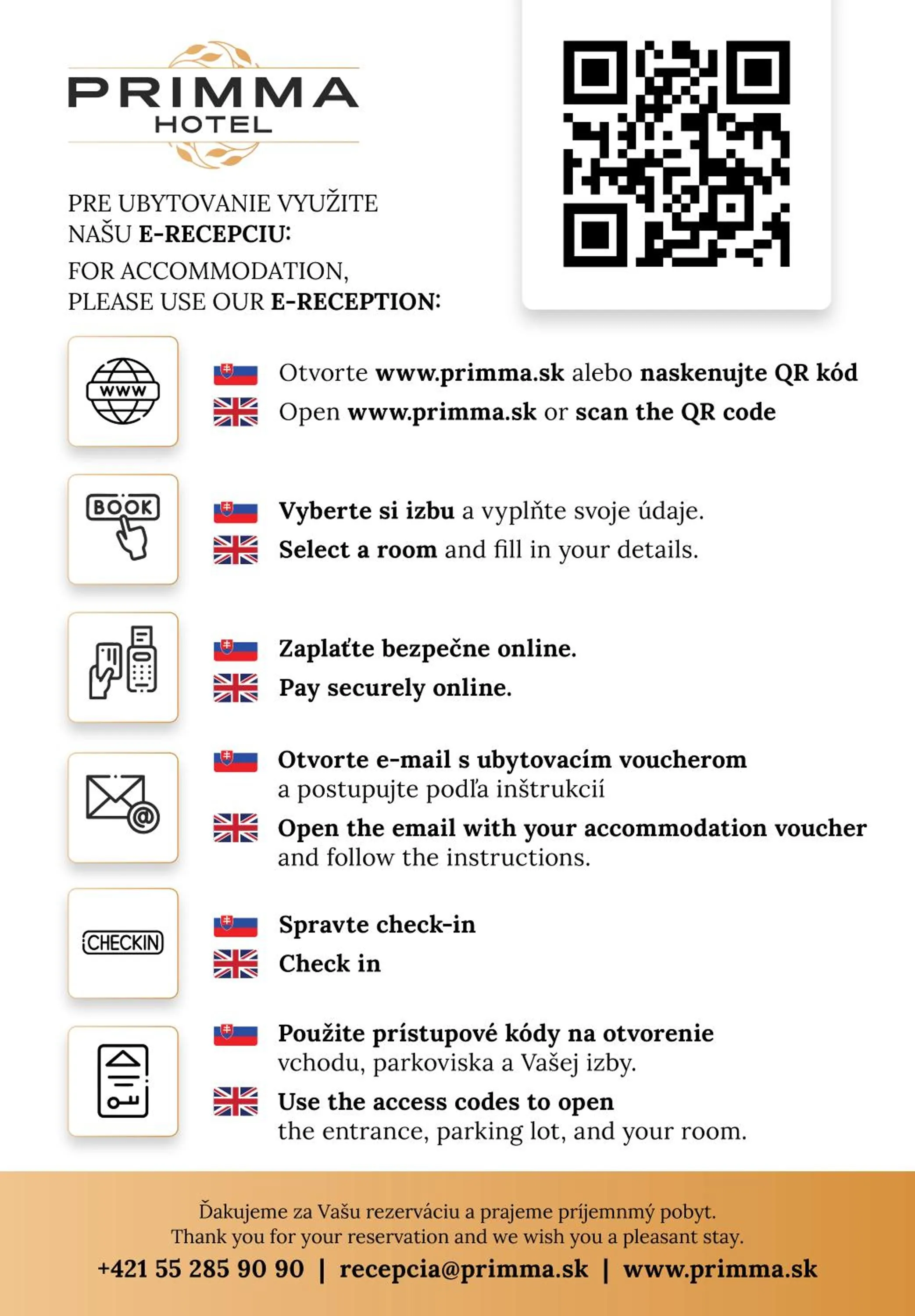Lobby or reception in Primma Hotel