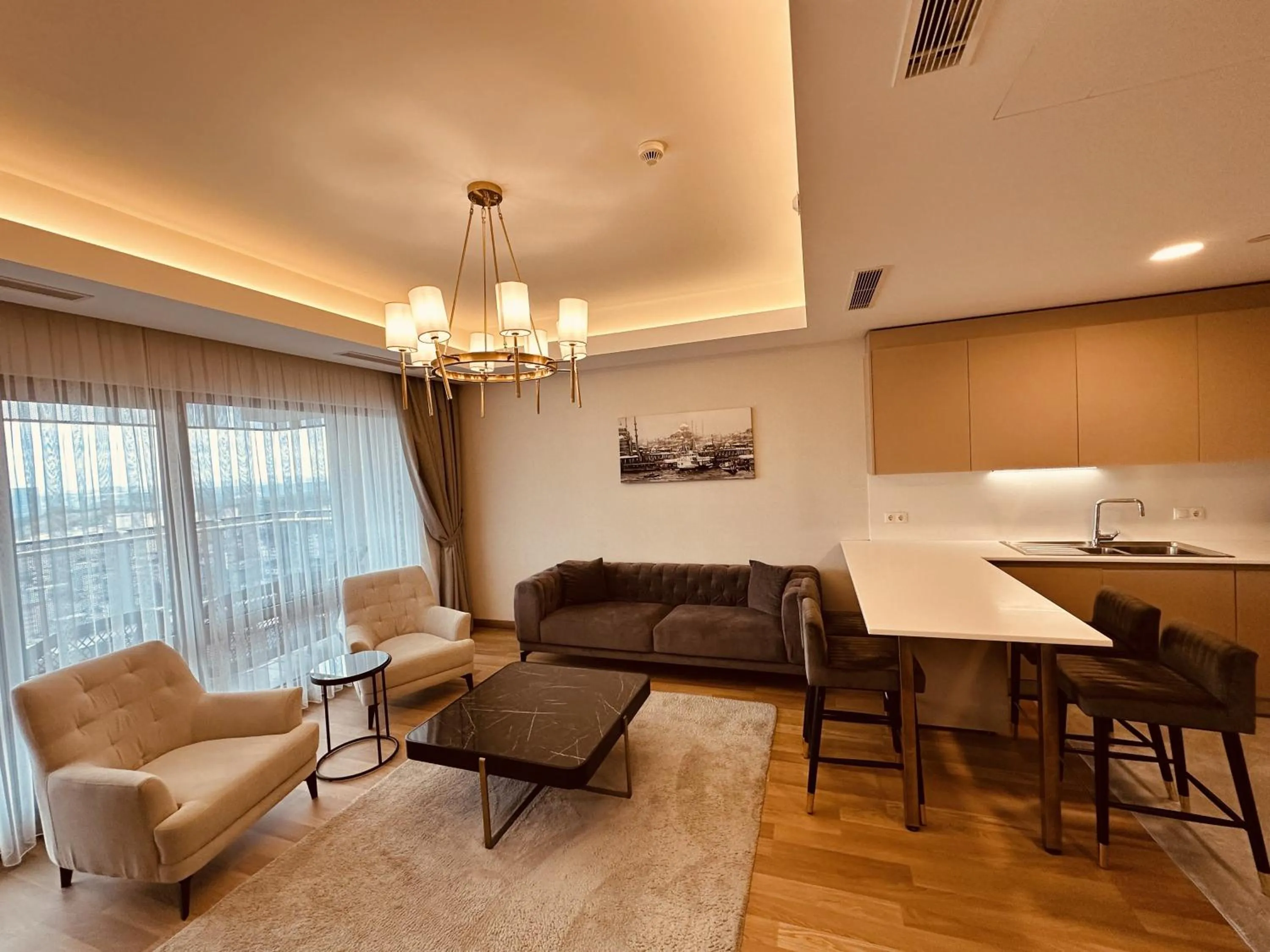 Kitchen or kitchenette in Maslak Aparts