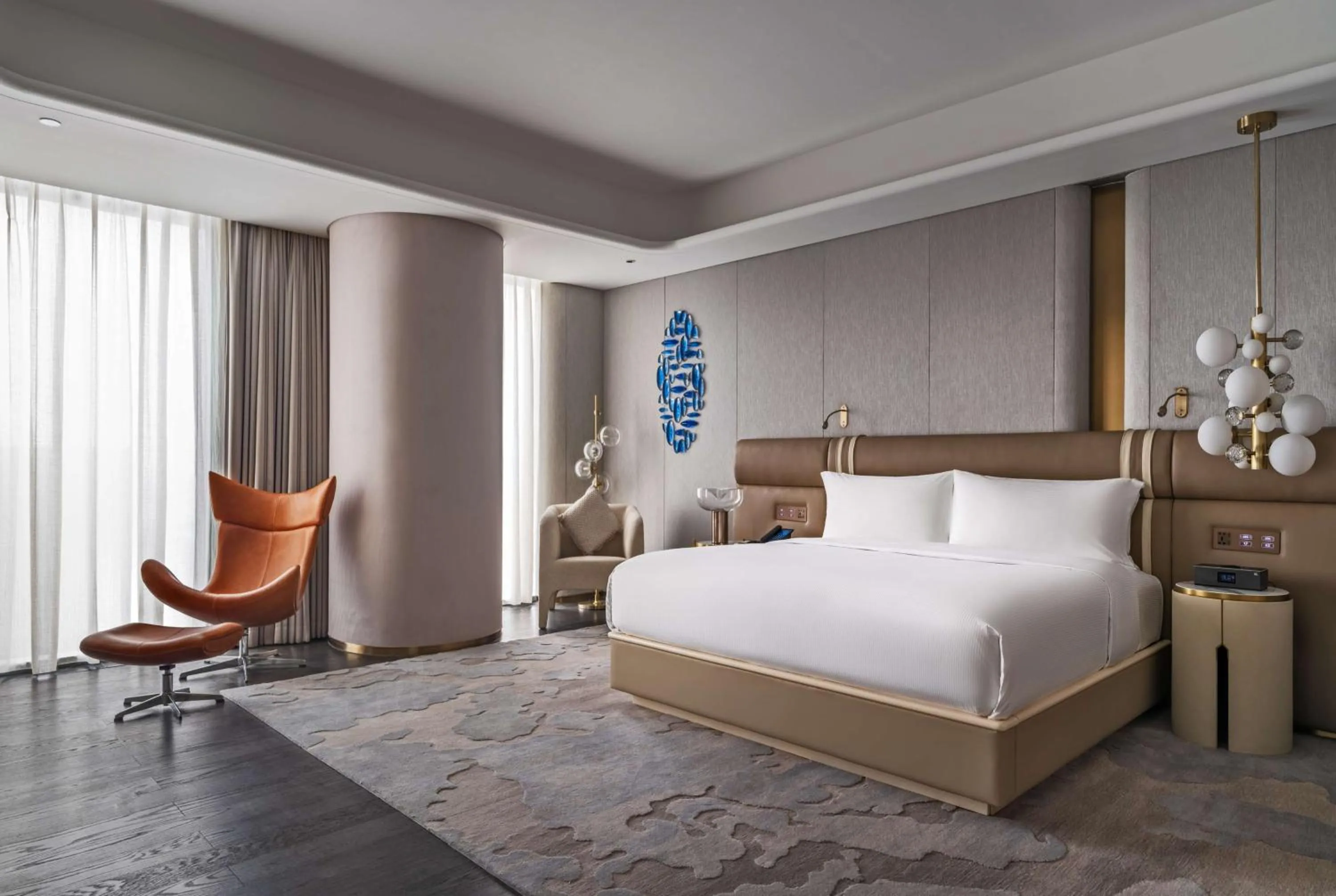 Bed in Hilton Shenzhen World Exhibition & Convention Center - Only 5 minutes' walk to WECC