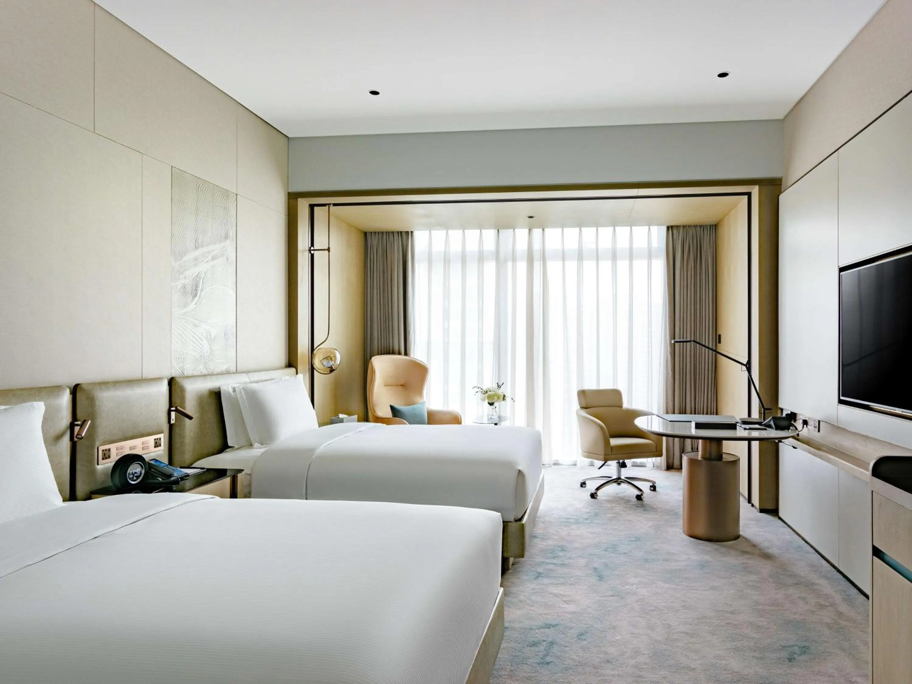 Bedroom, Bed in Hilton Shenzhen World Exhibition & Convention Center - Only 5 minutes' walk to WECC