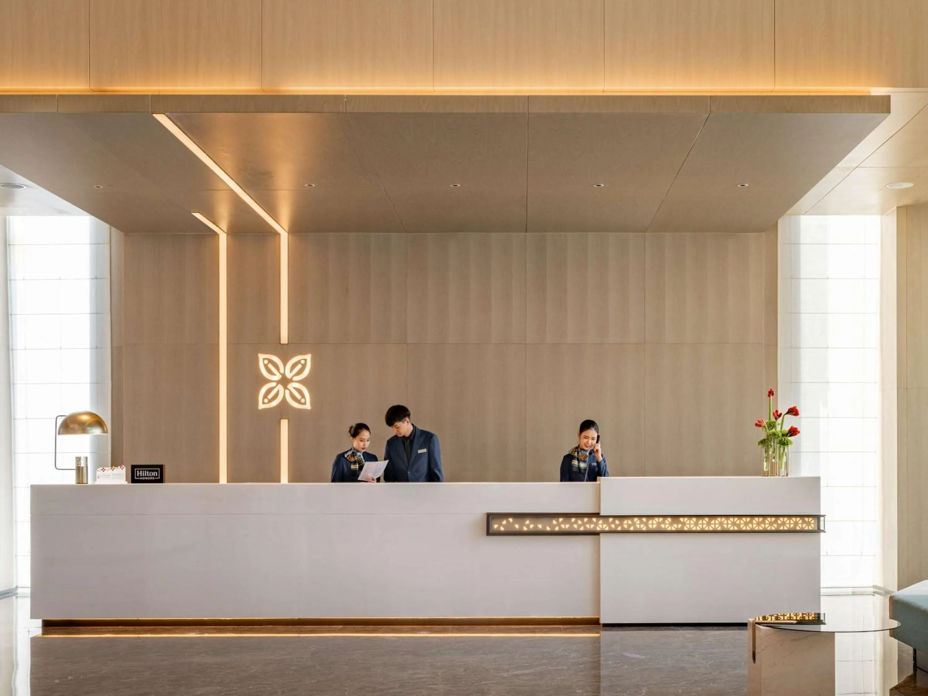 Lobby or reception in Hilton Garden Inn Shenzhen World Exhibition & Convention Center