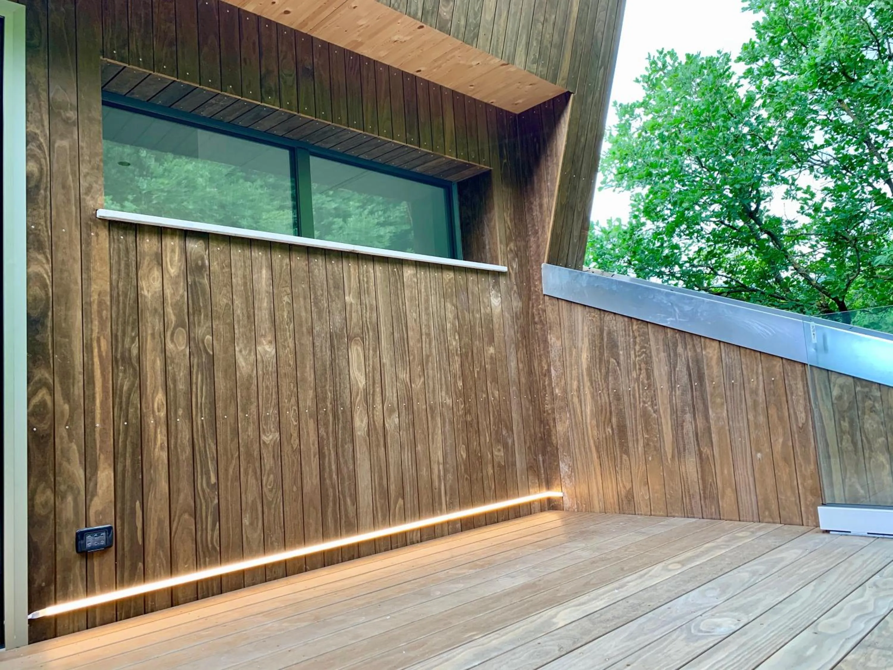 Patio in La Forestale Luxury Ecolodge - La Suite Royale