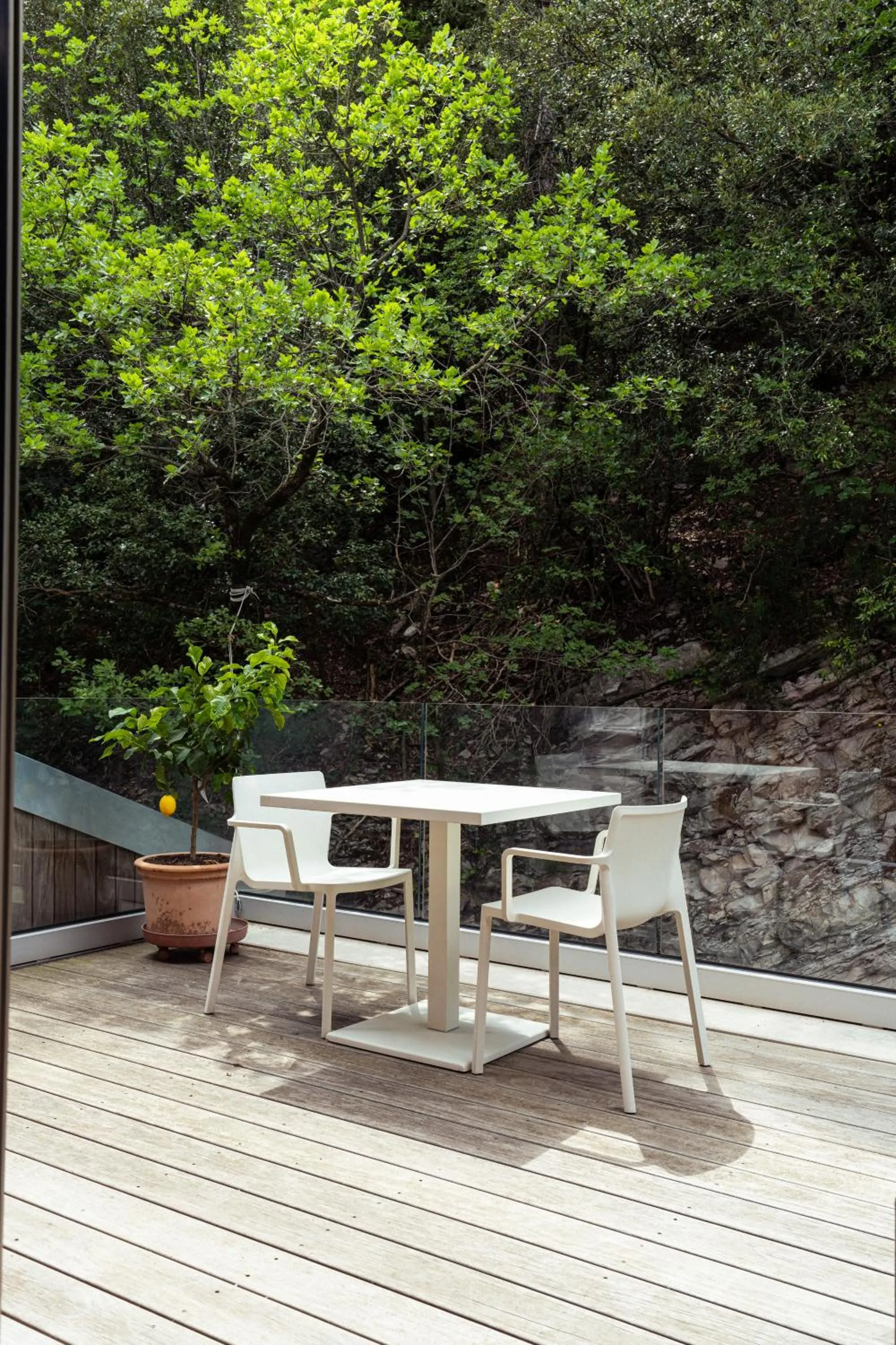 Patio in La Forestale Luxury Ecolodge - La Suite Royale