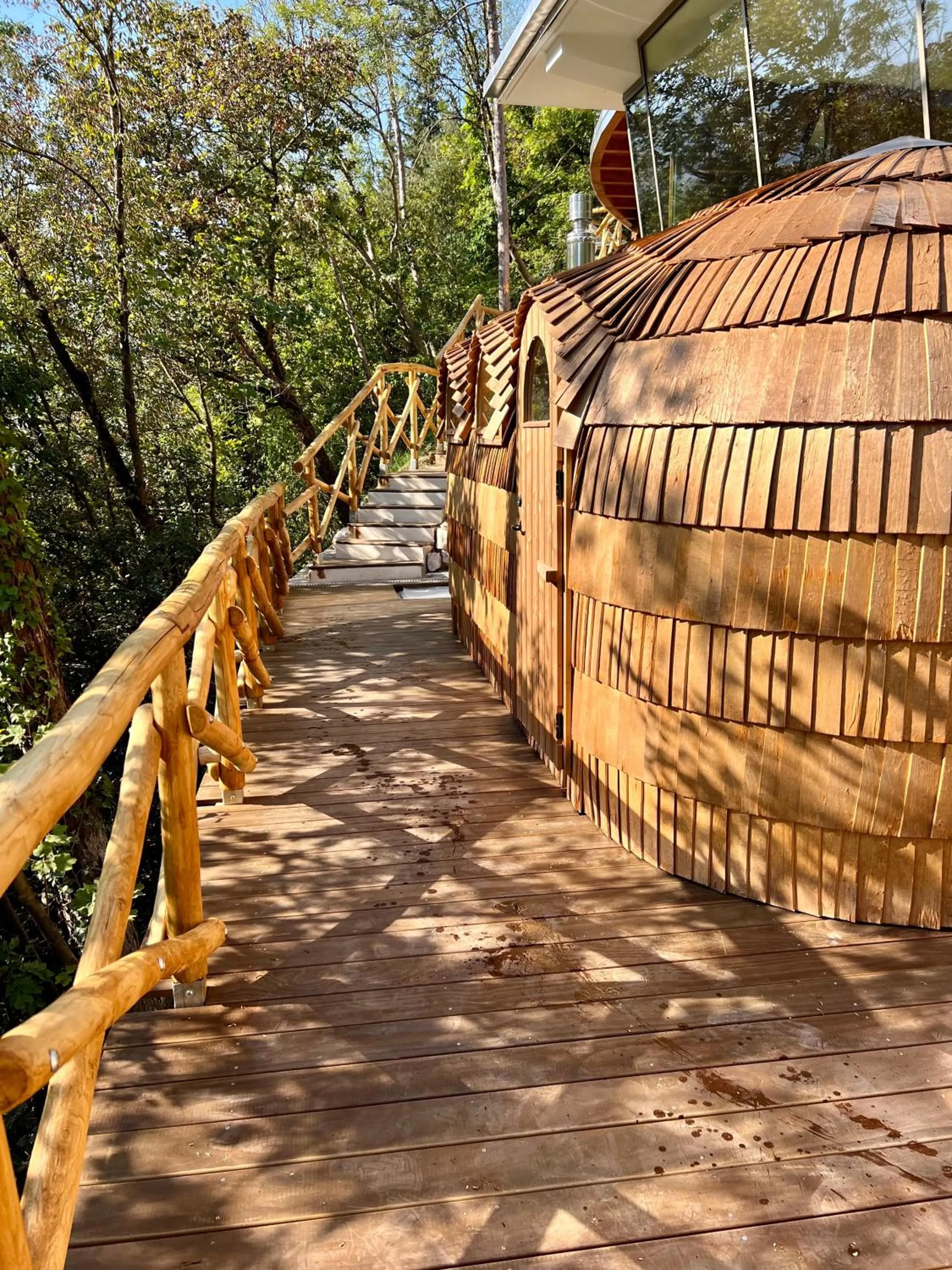 Sauna in La Forestale Luxury Ecolodge - La Suite Royale