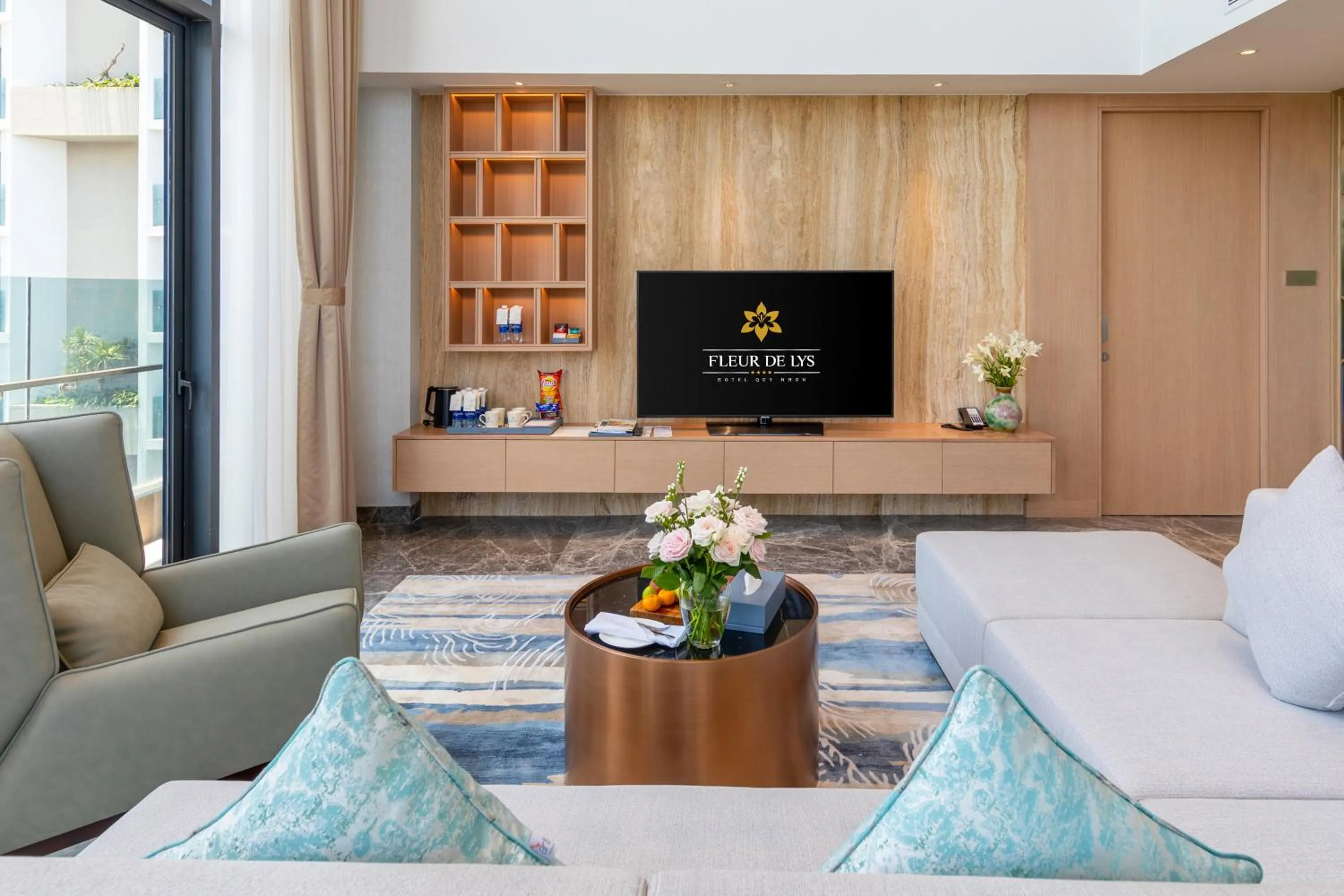 Living room in Fleur de Lys Hotel Quy Nhon