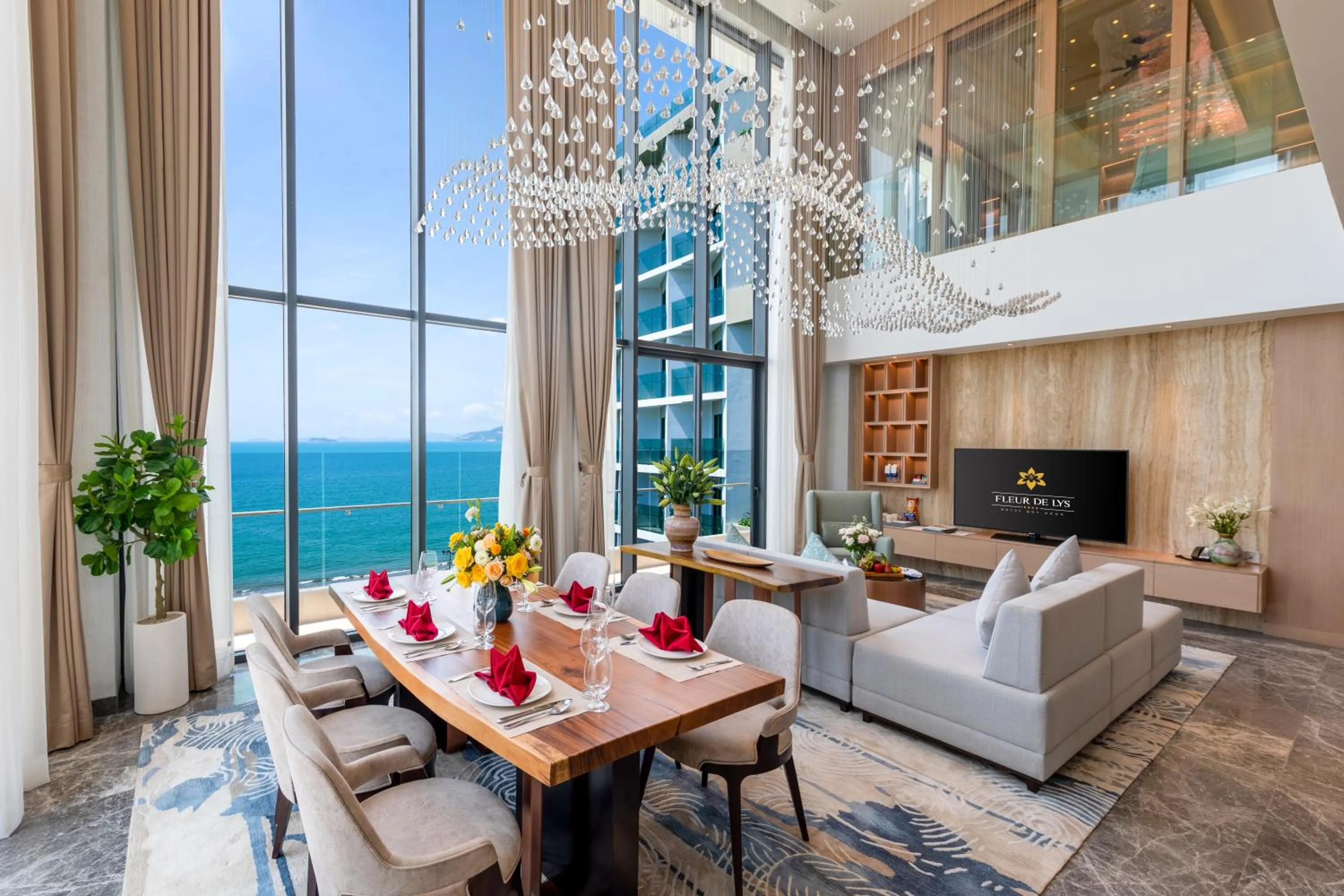 Dining area in Fleur de Lys Hotel Quy Nhon